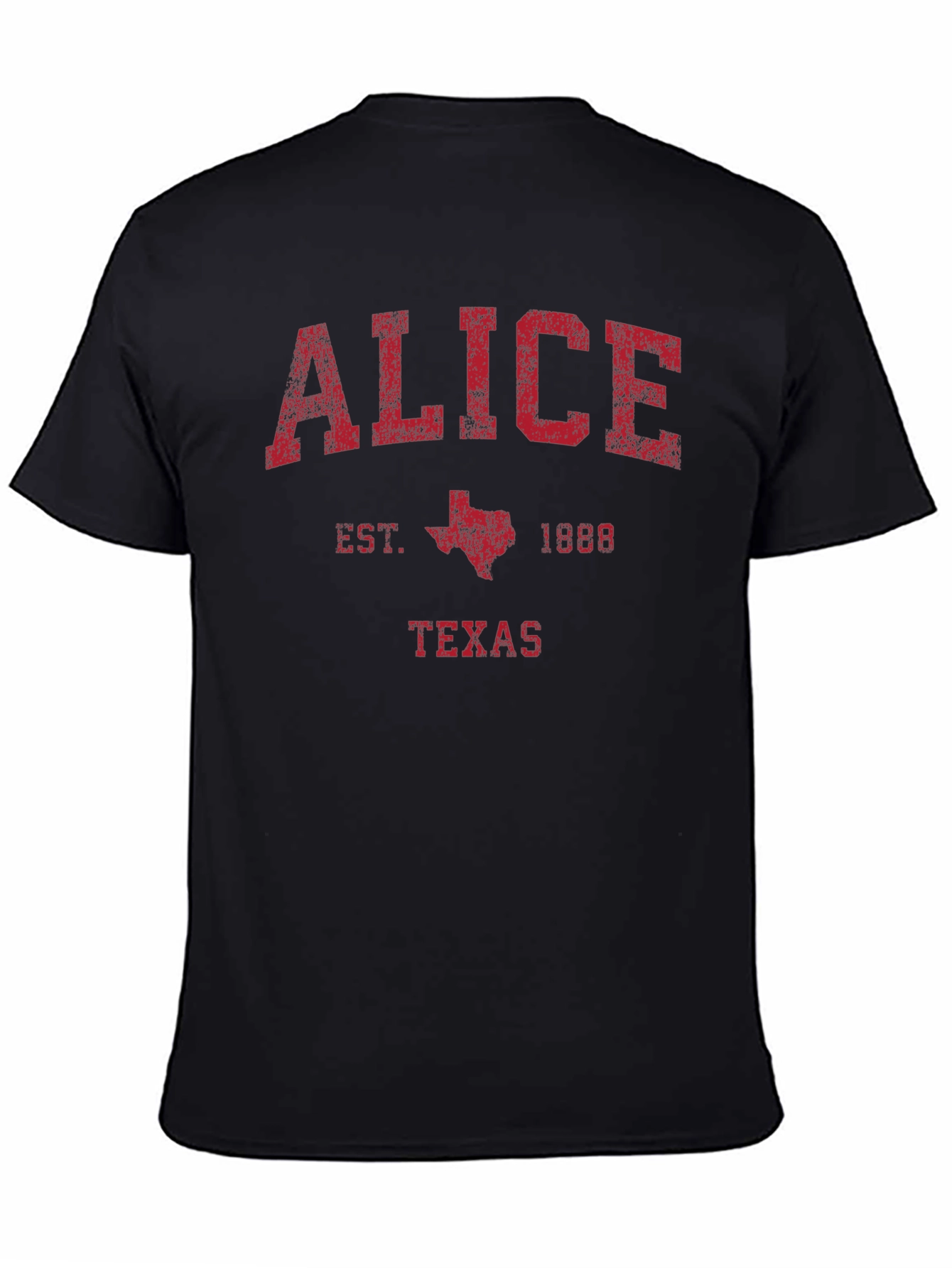 Alice Texas Est. 1888 Black T-Shirt