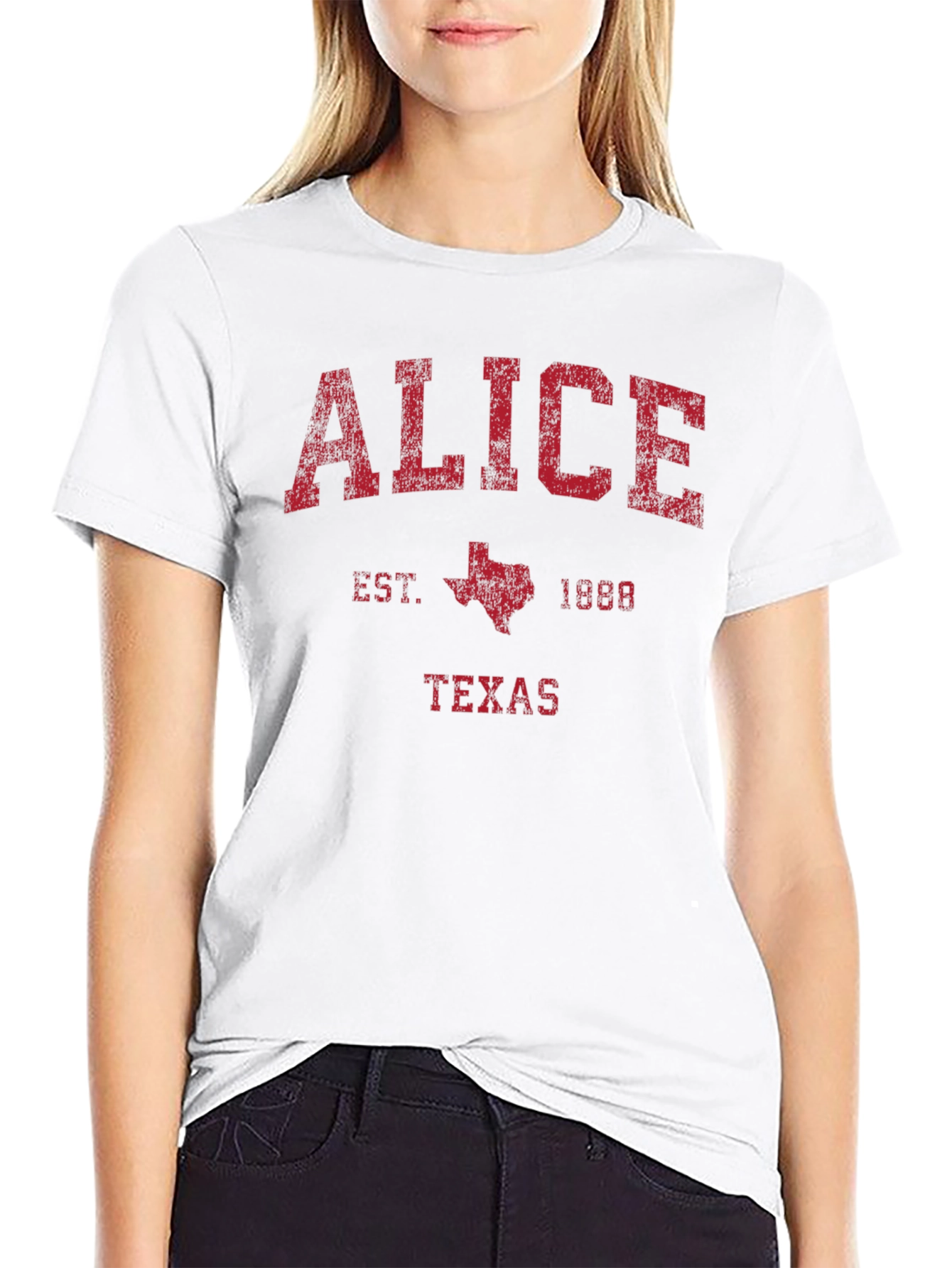 Alice Texas Est. 1888 Black T-Shirt