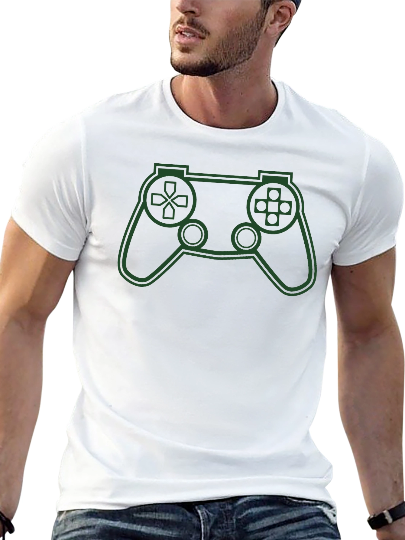 Gamer Style T-Shirt - Controller Graphic Tee