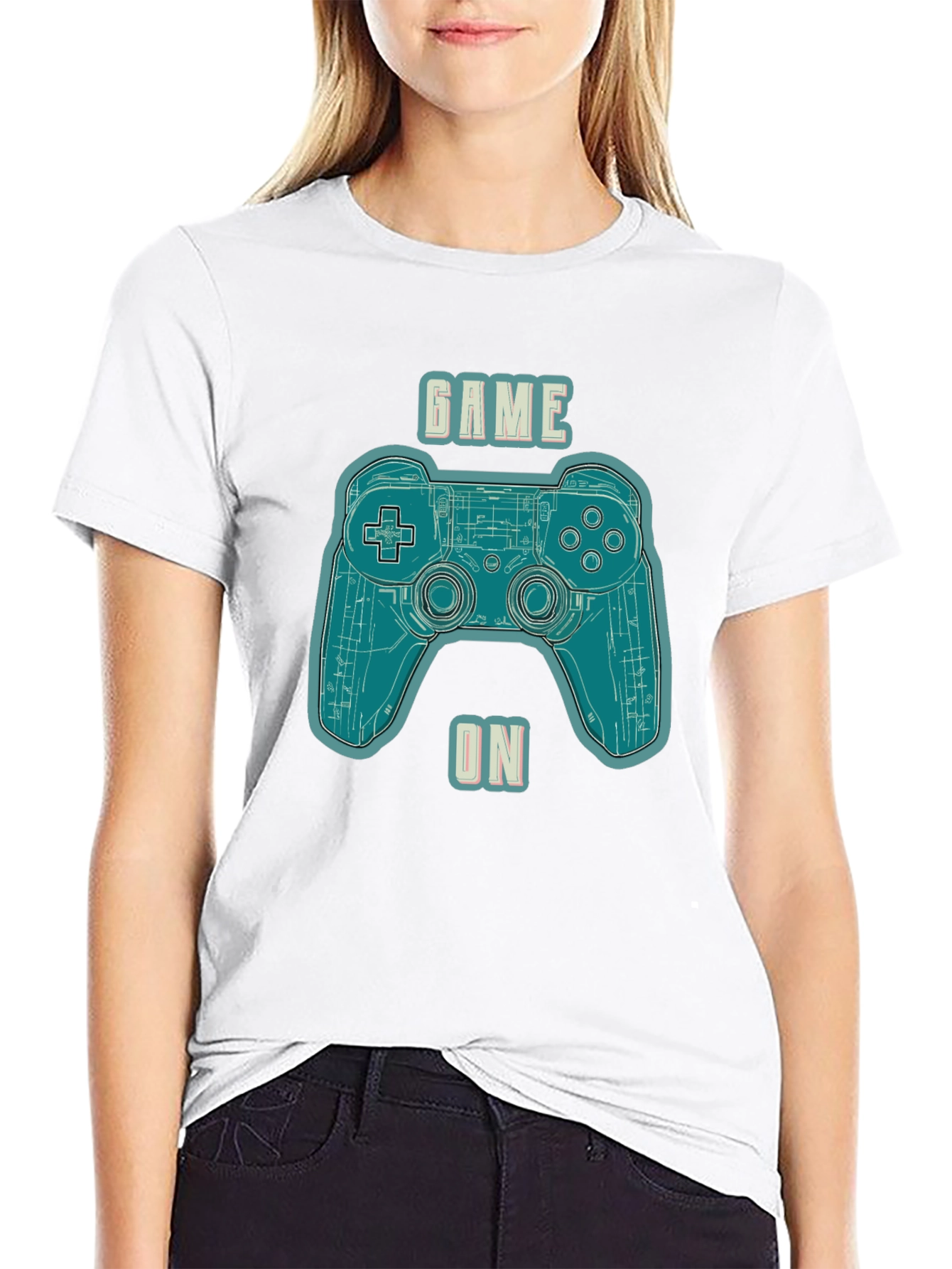 Game On Controller Graphic Tee - Gamer Style