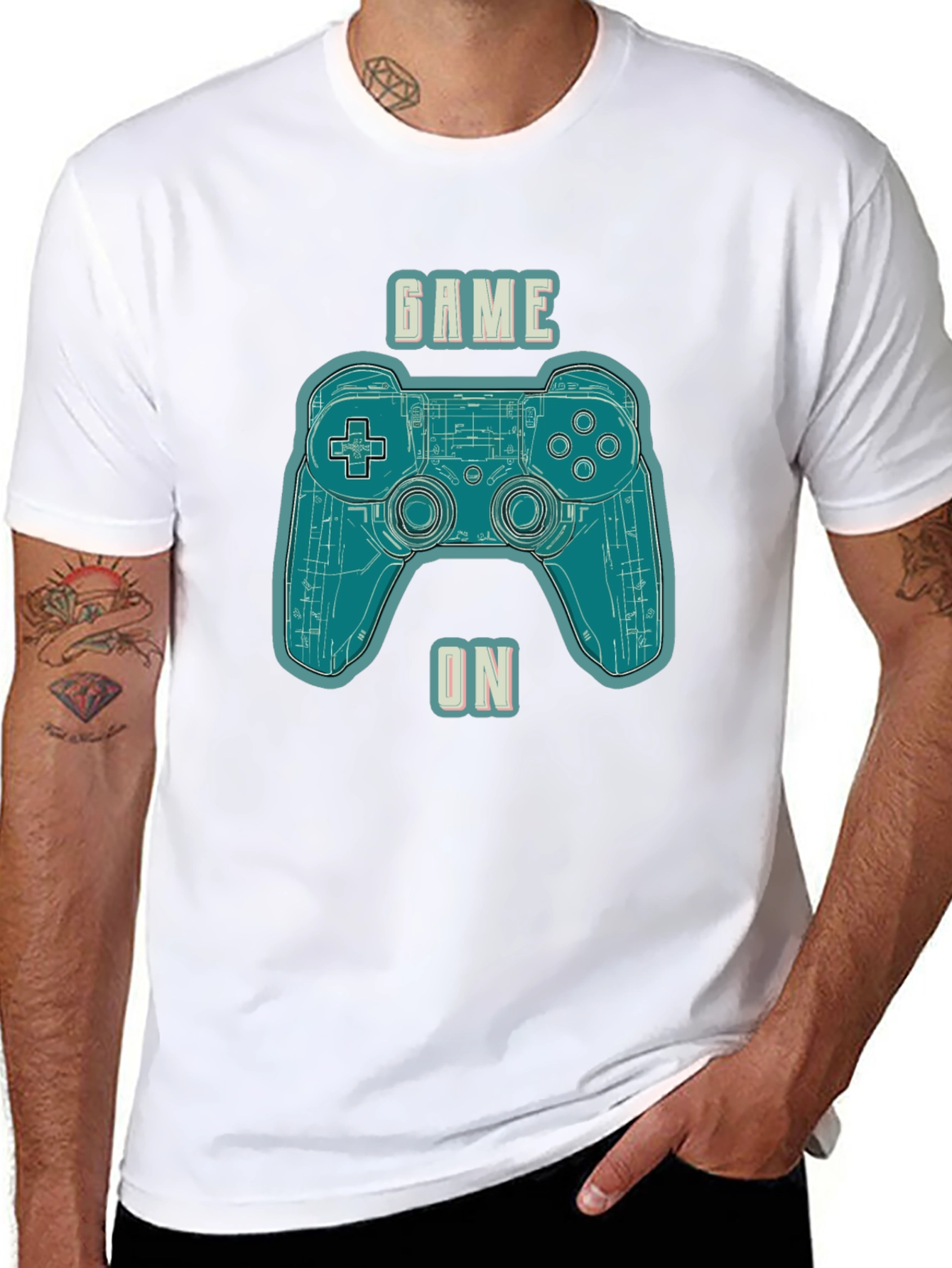 Game On Controller Graphic Tee - Gamer Style