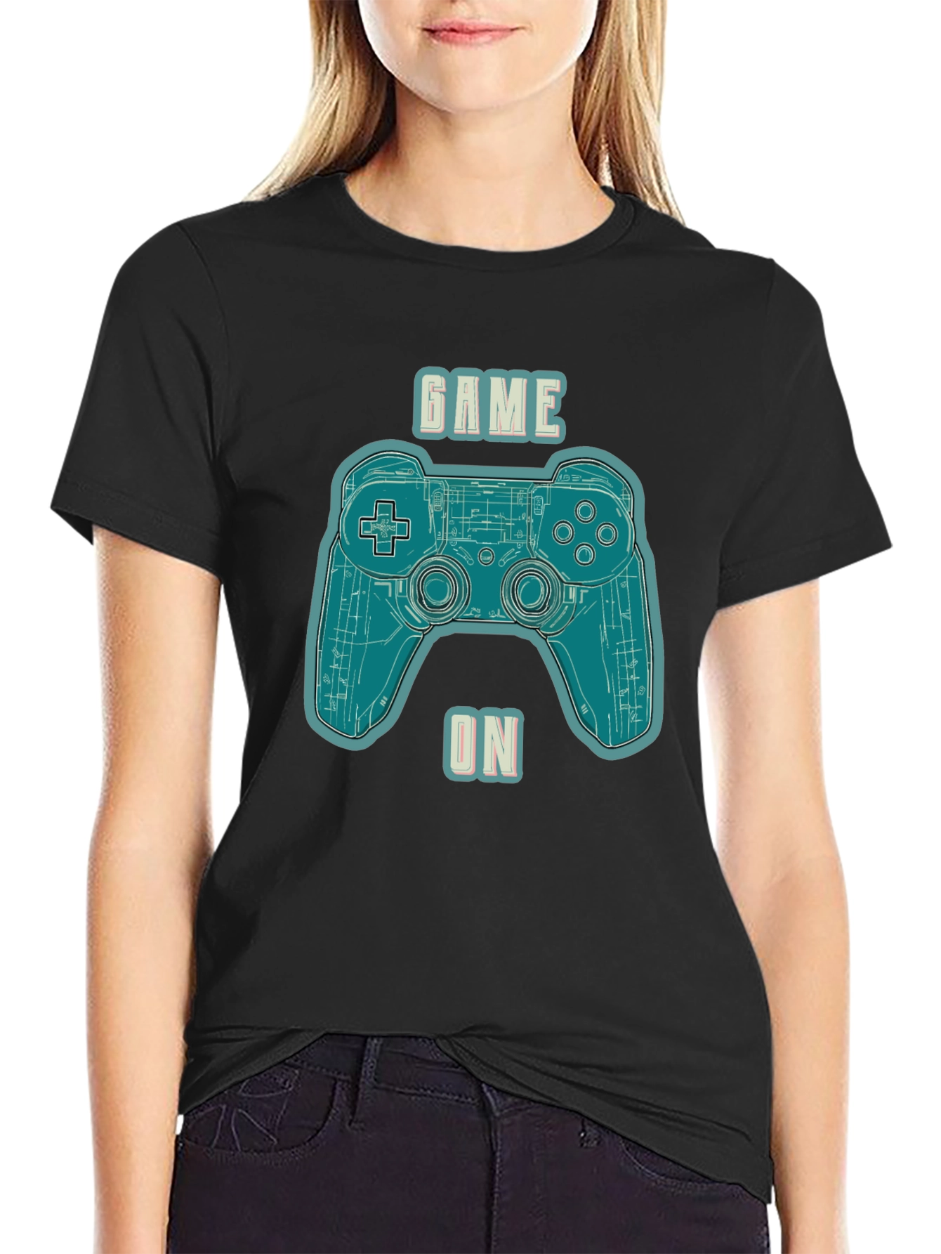 Game On Controller Graphic Tee - Gamer Style