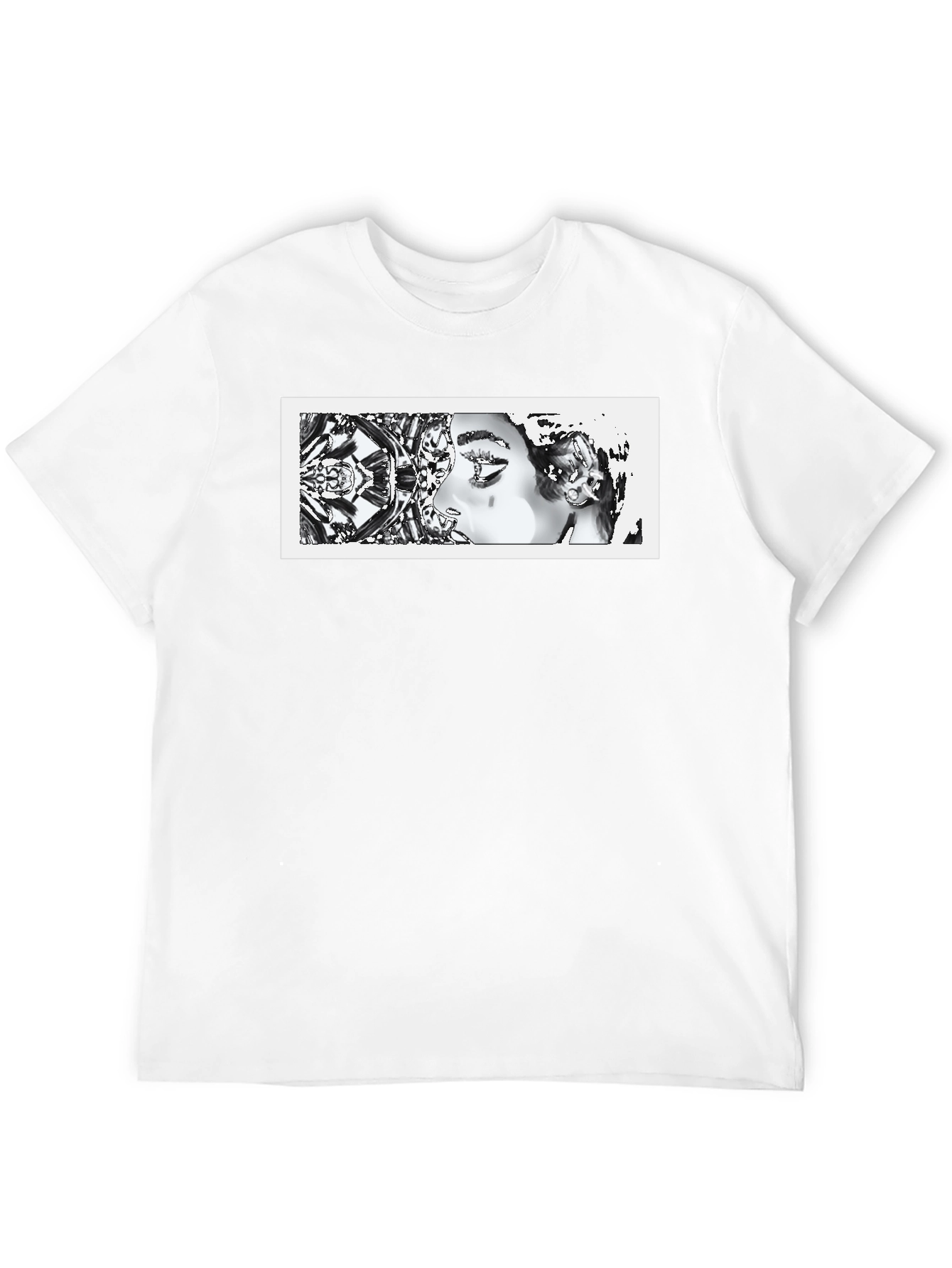 Abstract Art Graphic Black T-Shirt