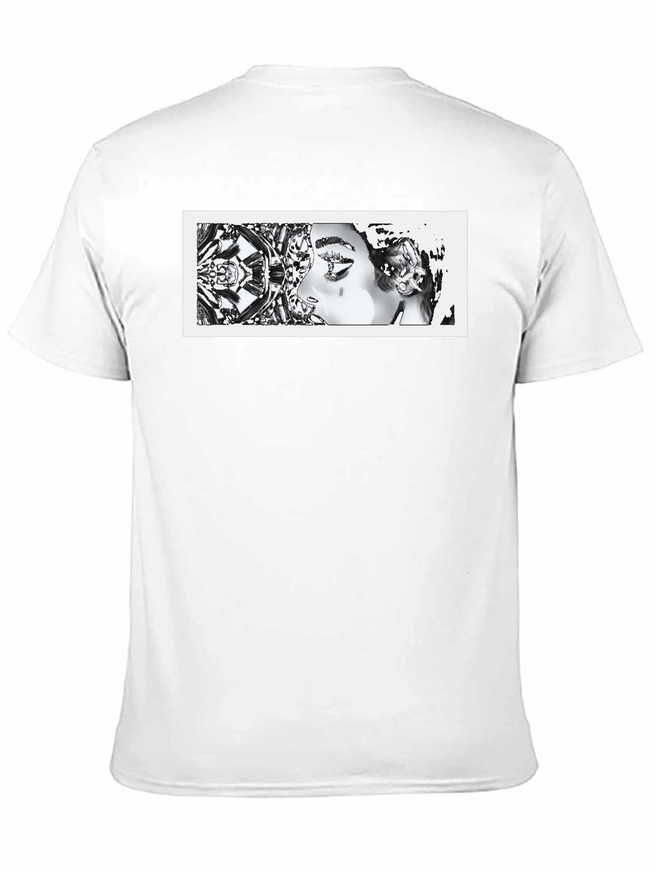 Abstract Art Graphic Black T-Shirt