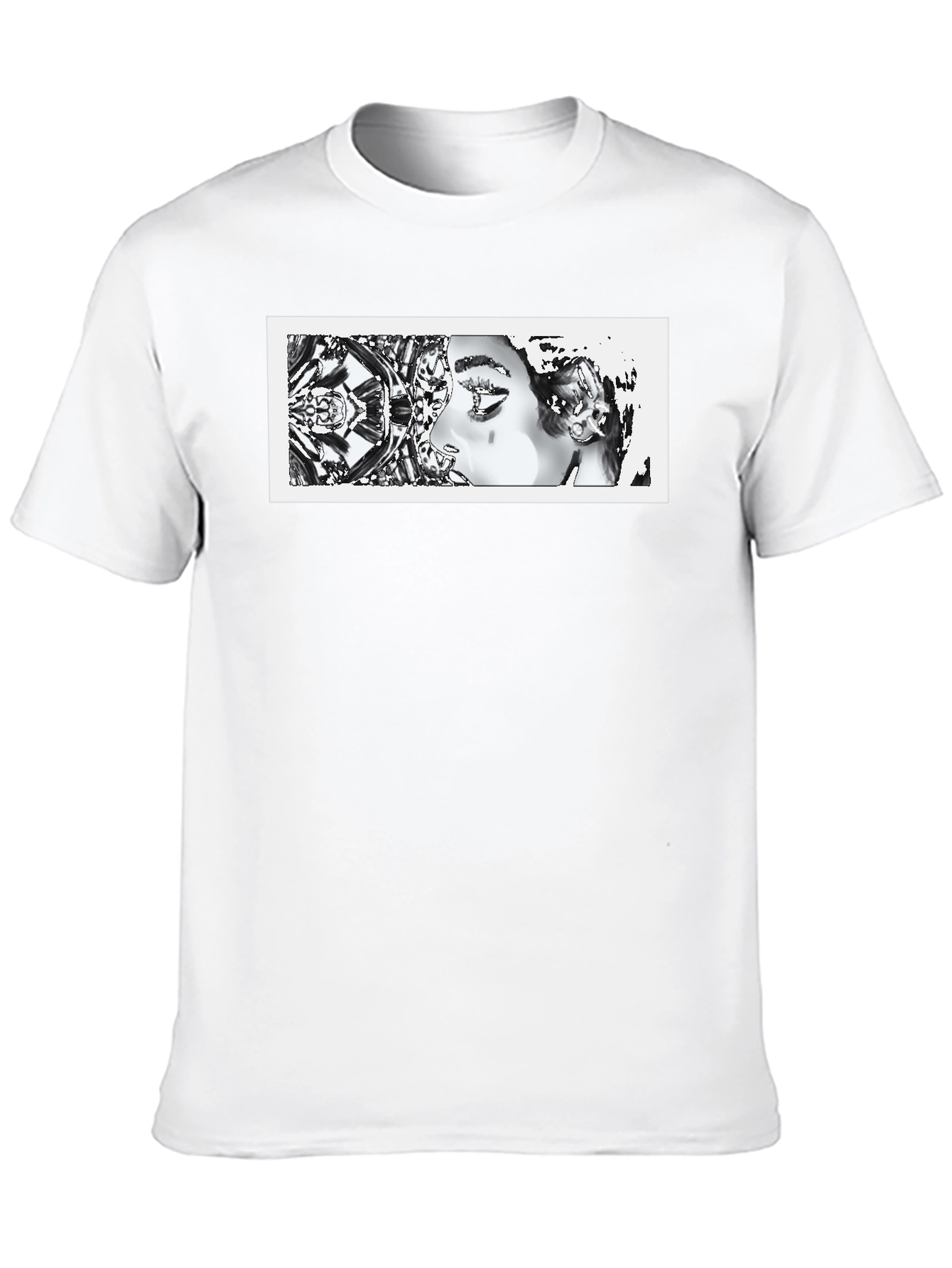Abstract Art Graphic Black T-Shirt