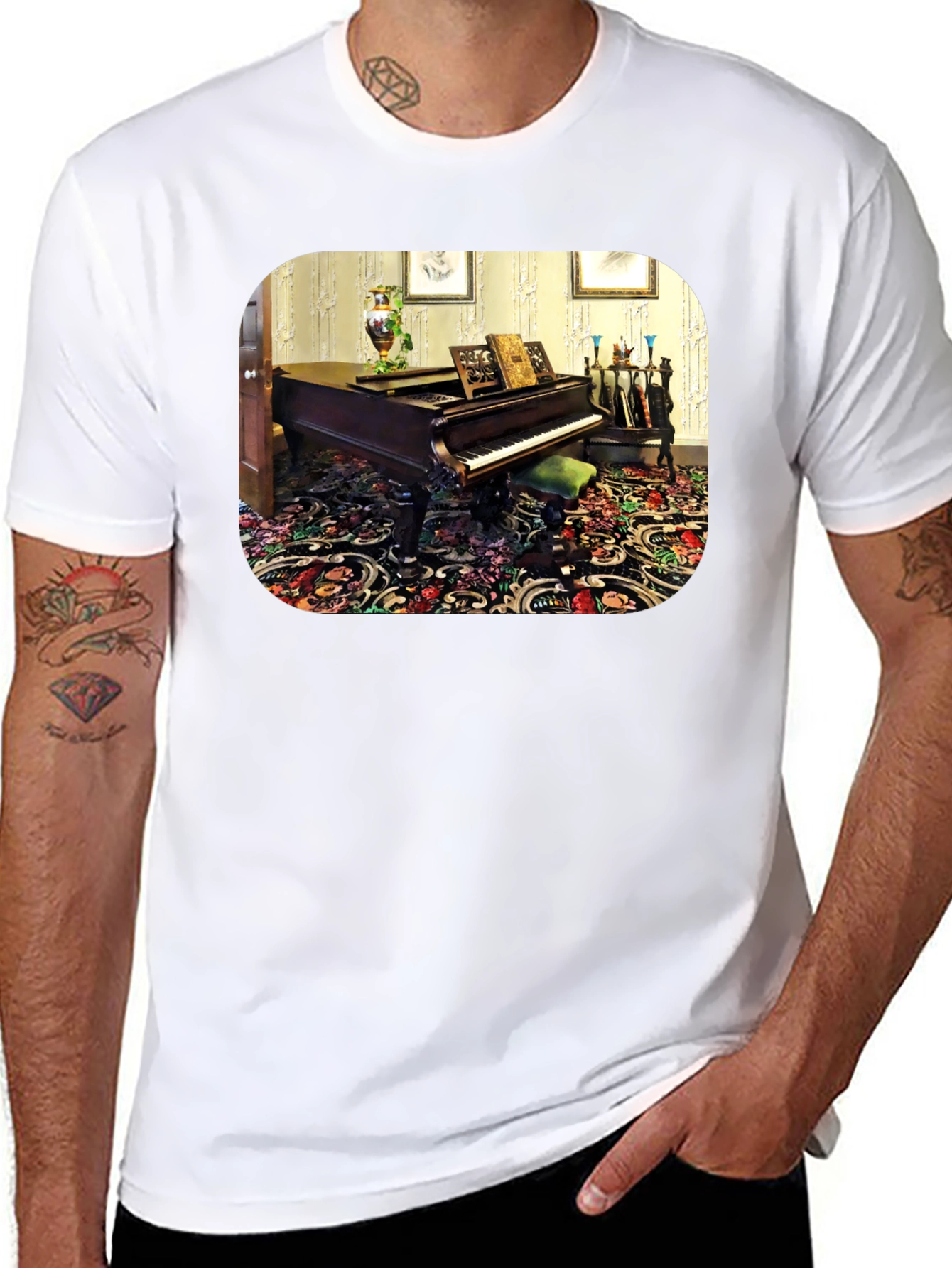Grand Piano Room Graphic Tee