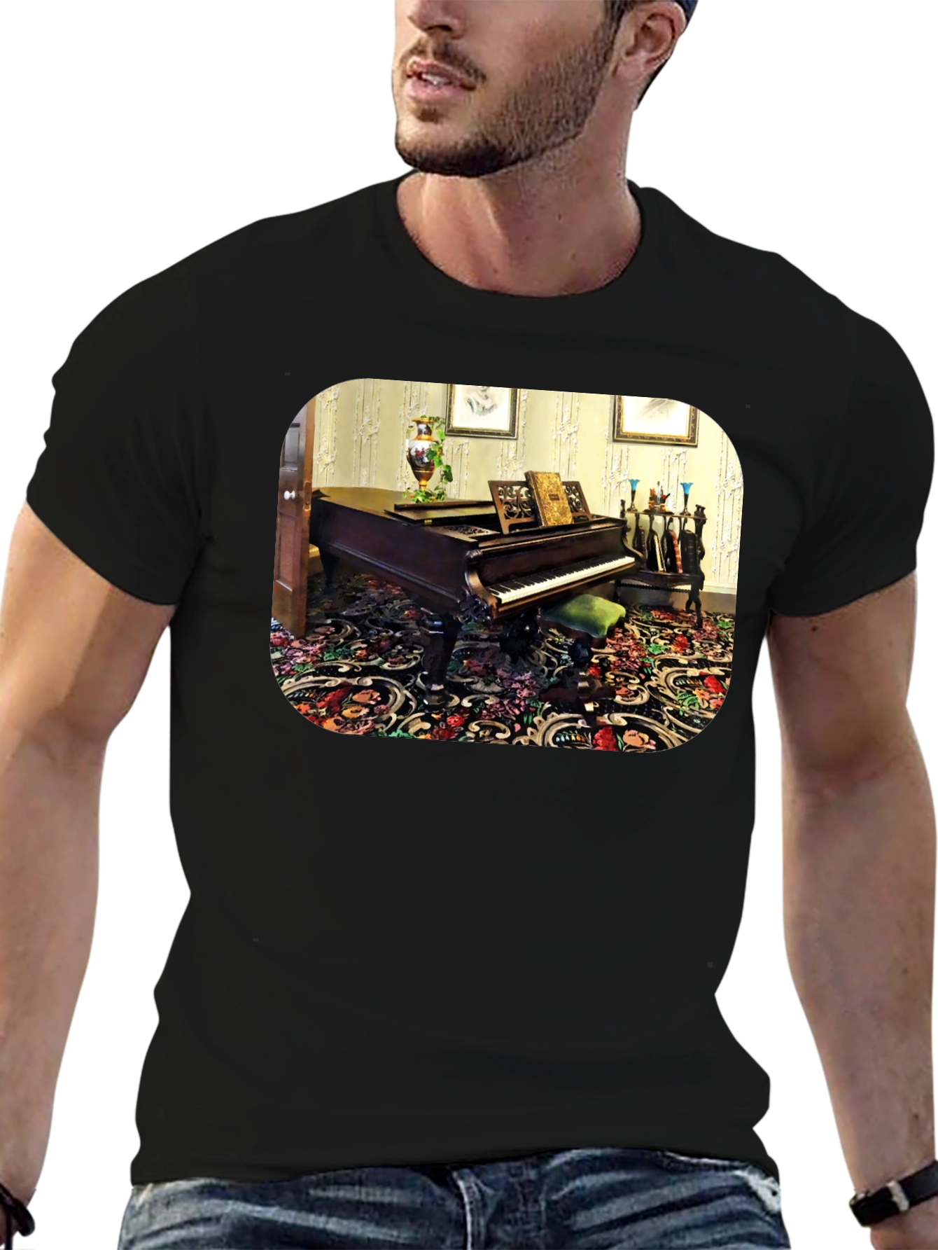 Grand Piano Room Graphic Tee