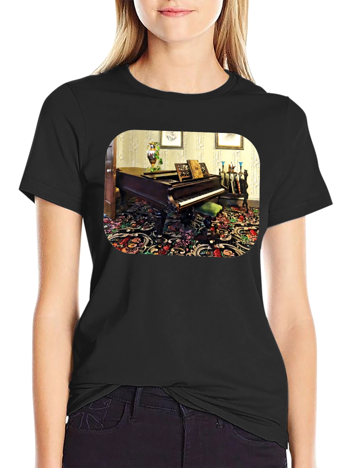 Grand Piano Room Graphic Tee