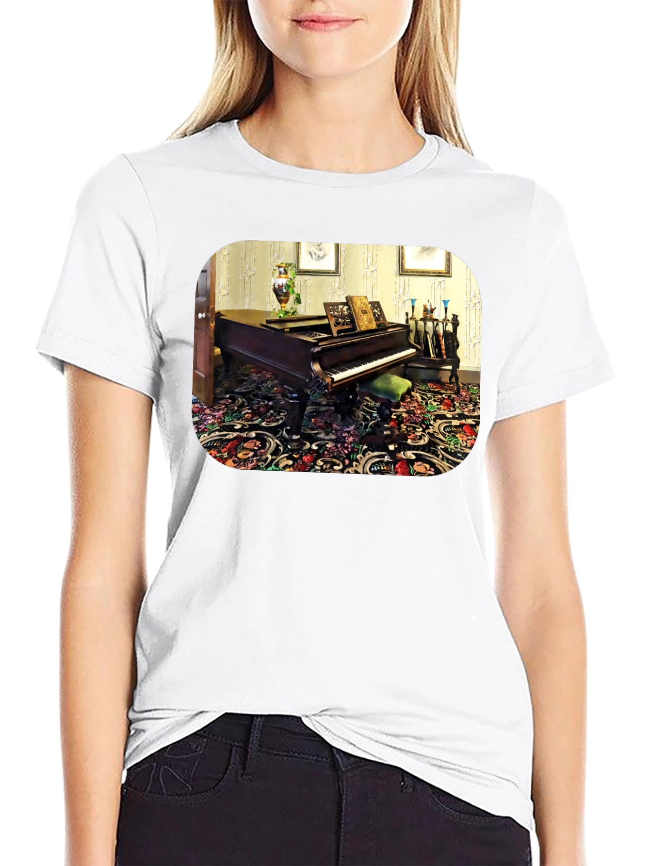 Grand Piano Room Graphic Tee