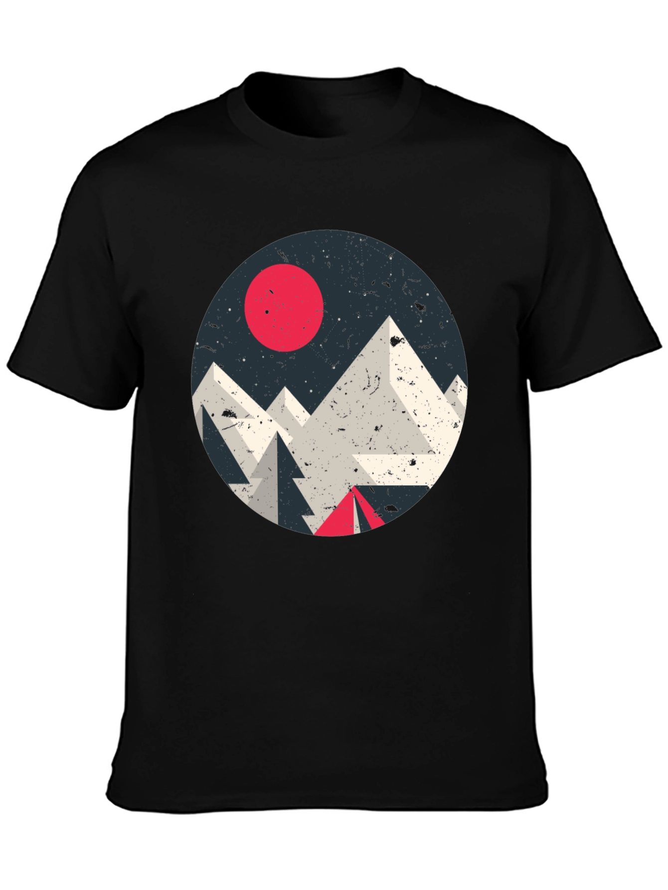 Geometric Mountain T-Shirt