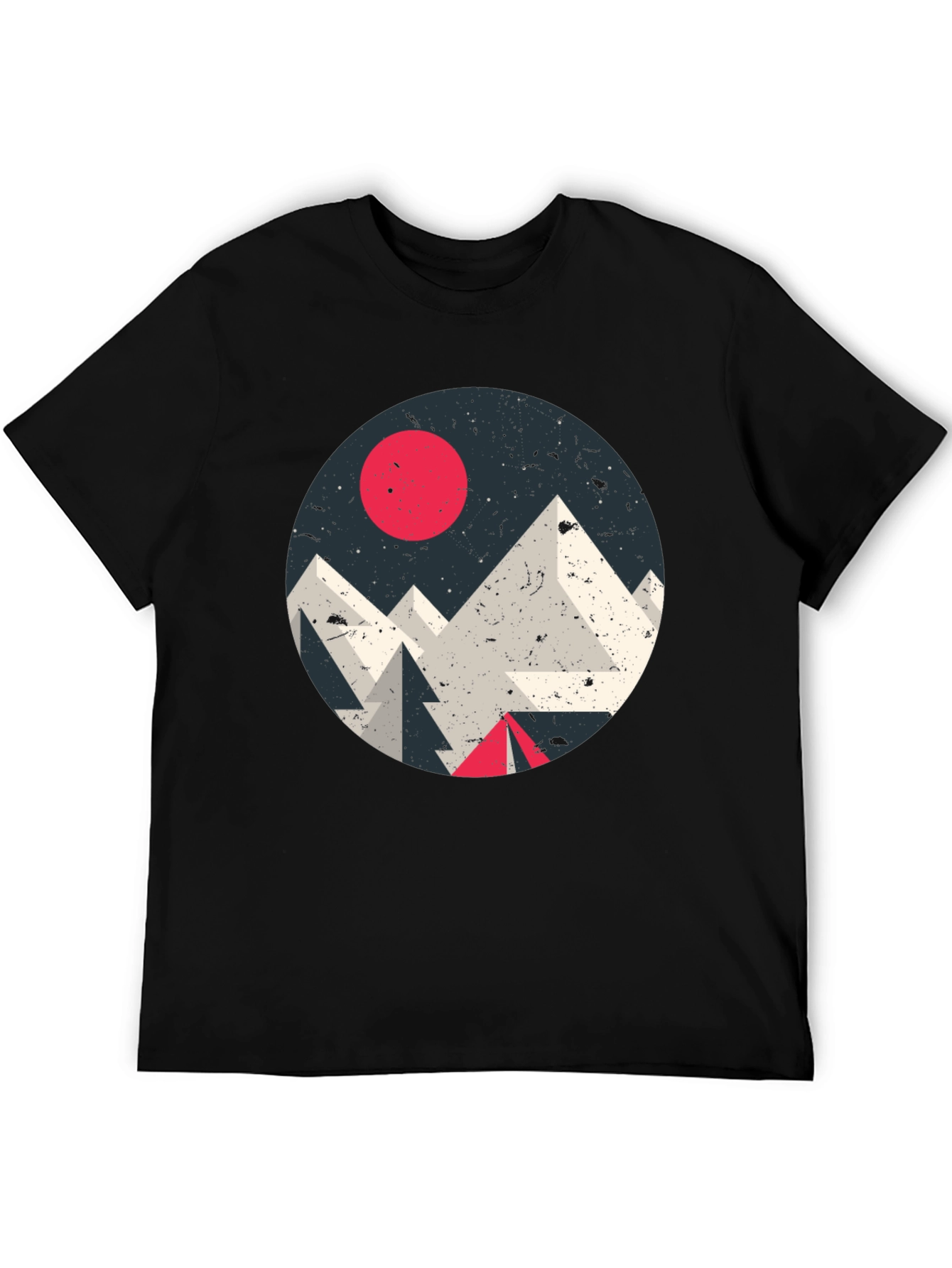 Geometric Mountain T-Shirt