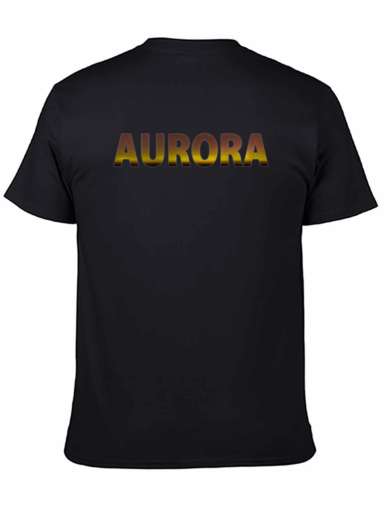 Aurora Graphic Black T-Shirt