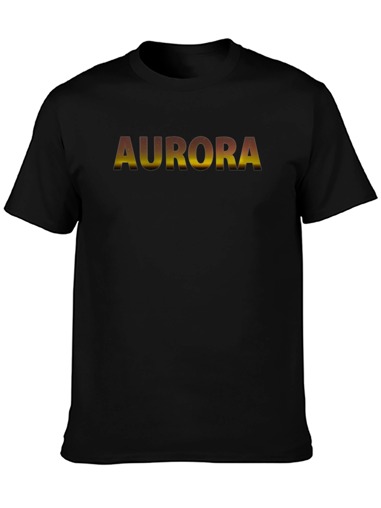 Aurora Graphic Black T-Shirt
