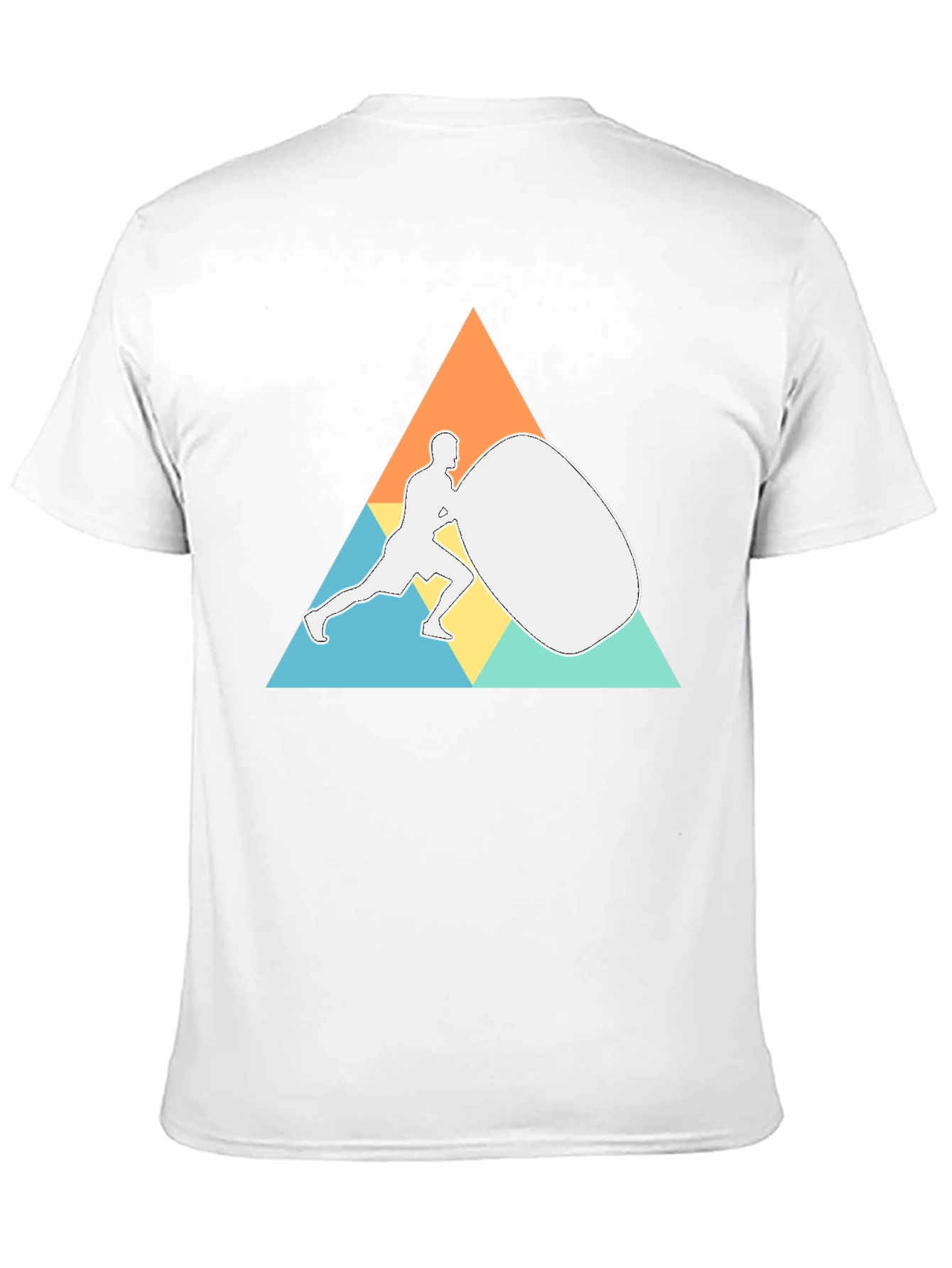 Geometric Strongman Black T-Shirt