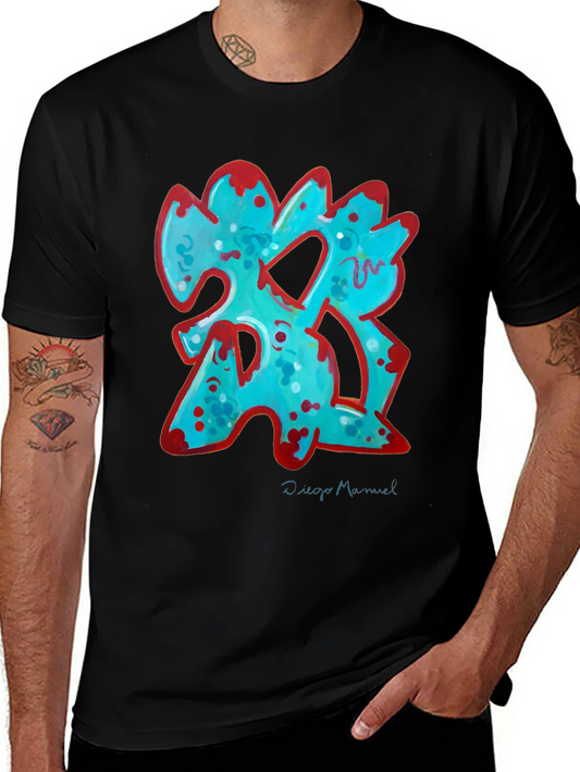 Abstract Graphic Tee - Artistic Statement Shirt