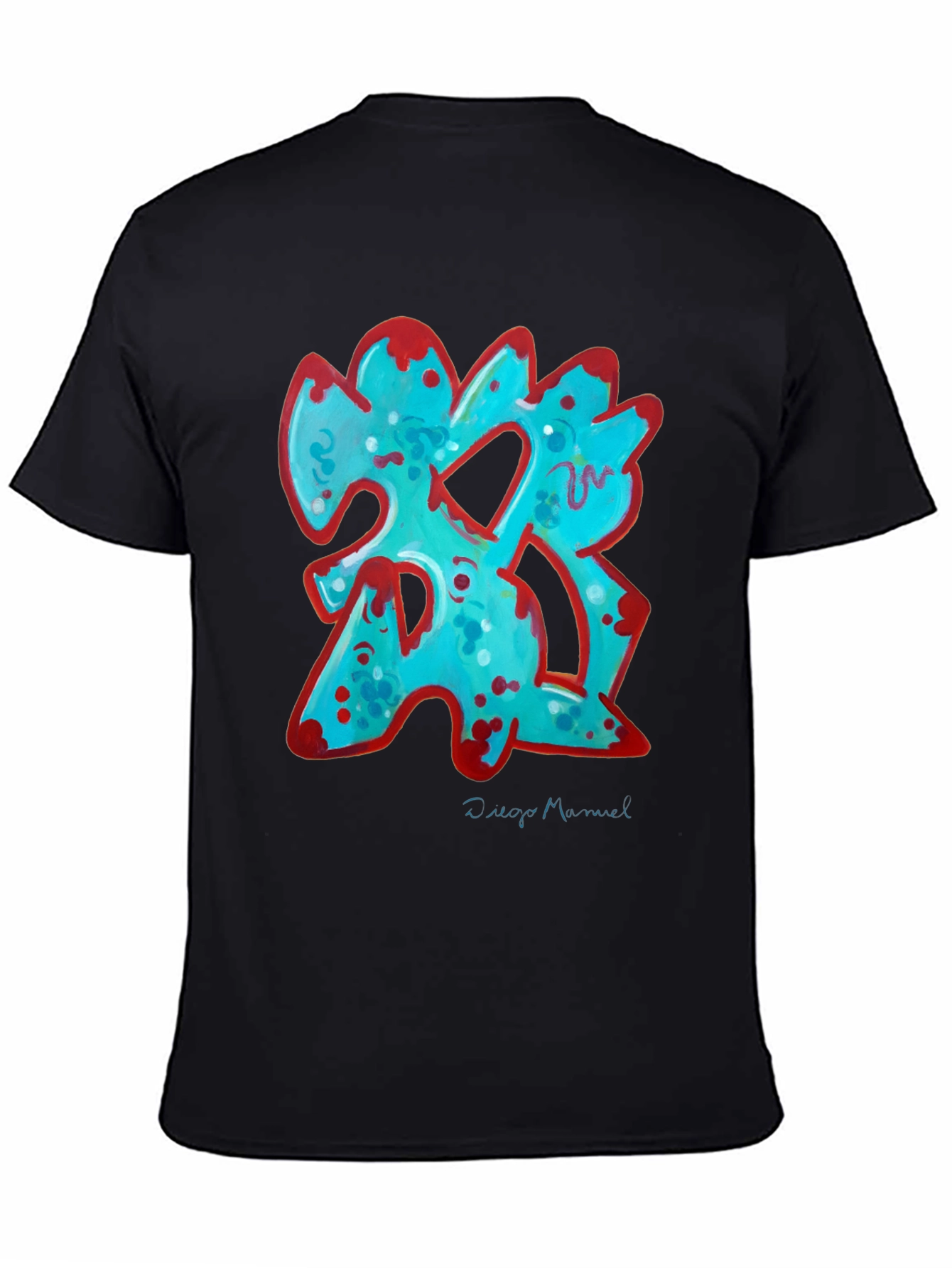 Abstract Graphic Tee - Artistic Statement Shirt