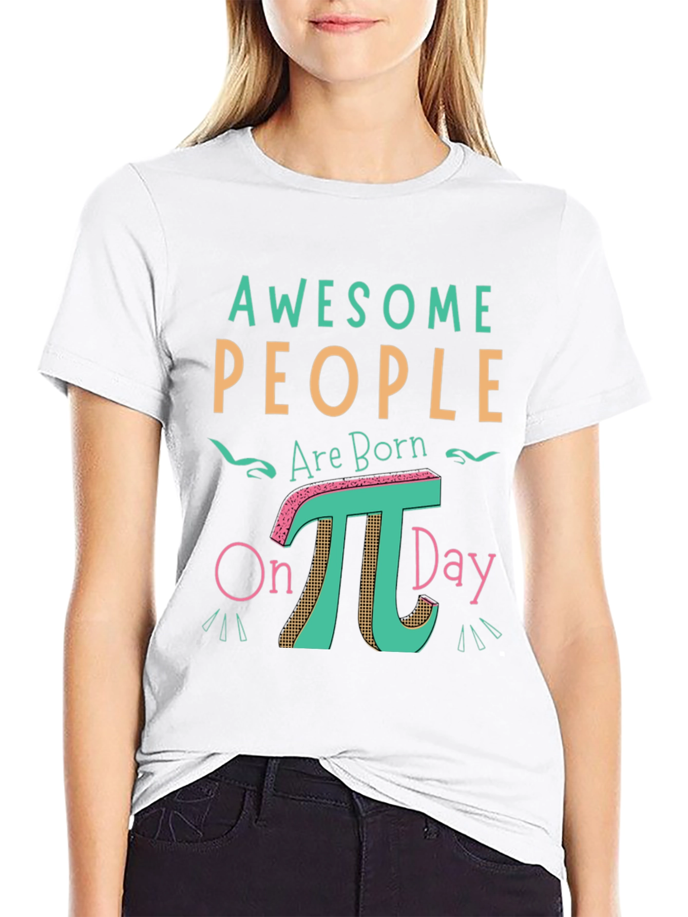 Awesome People Pi Day T-Shirt - Math Humor