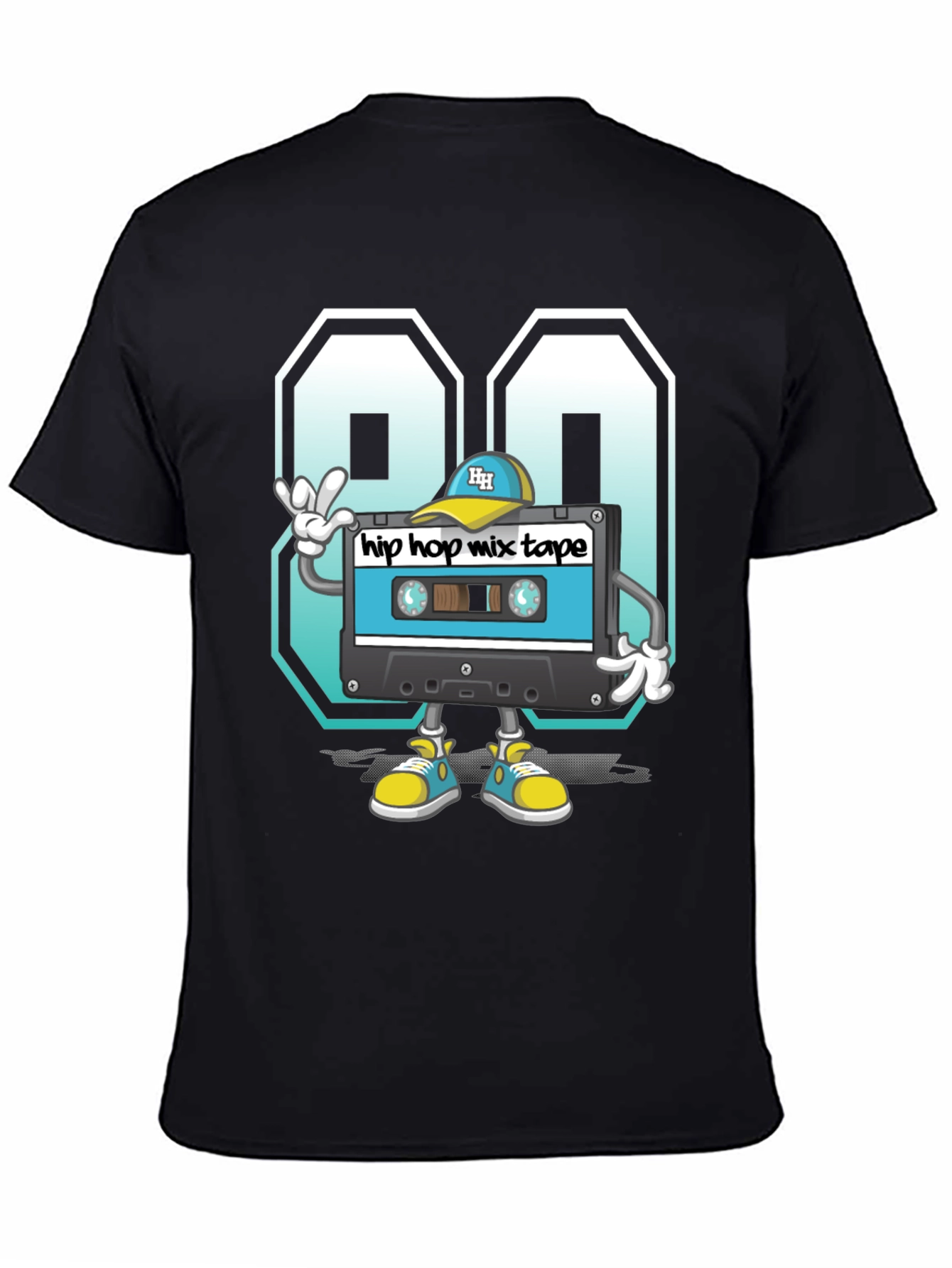 90s Hip Hop Mix Tape Graphic Tee