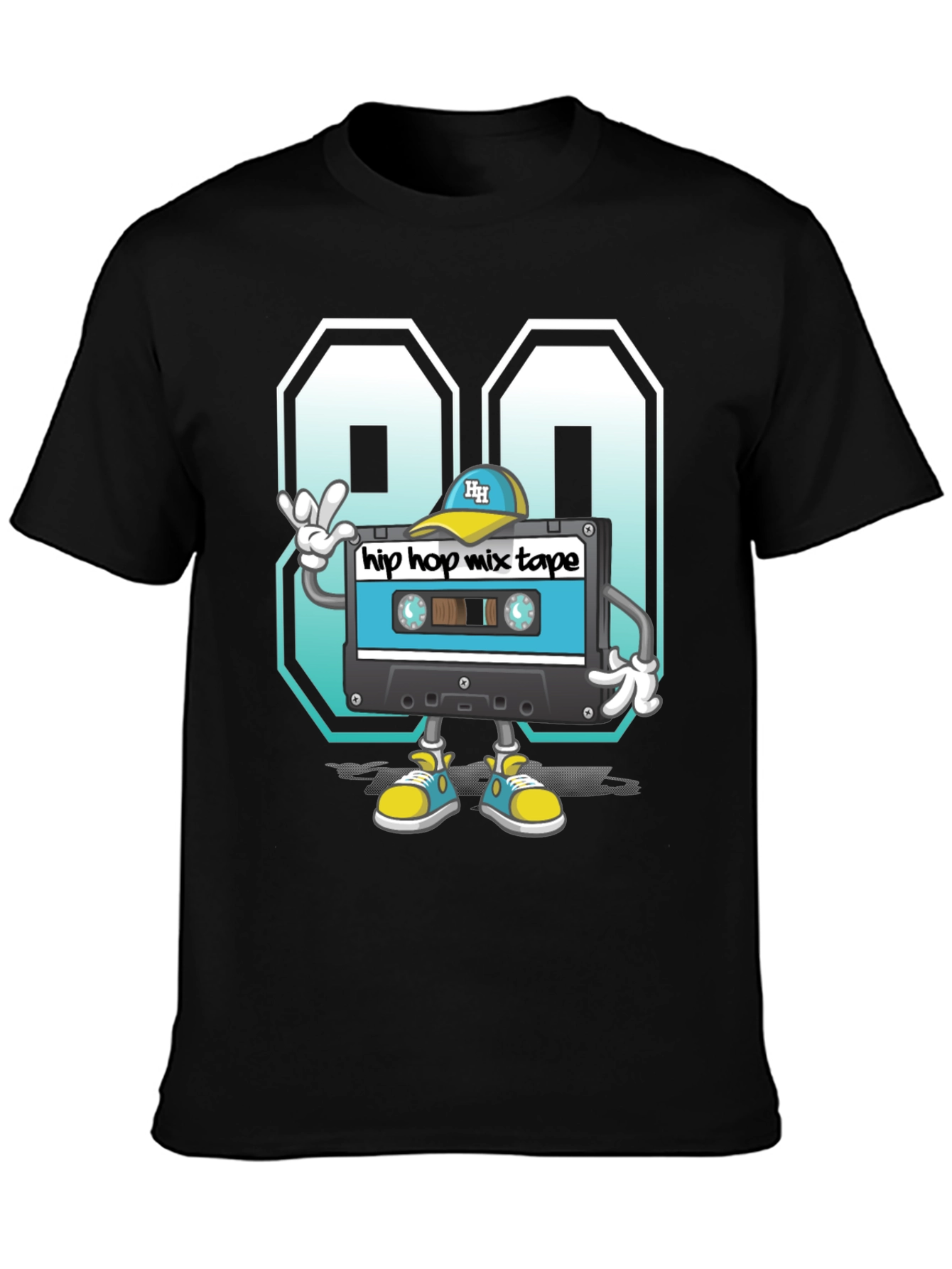 90s Hip Hop Mix Tape Graphic Tee