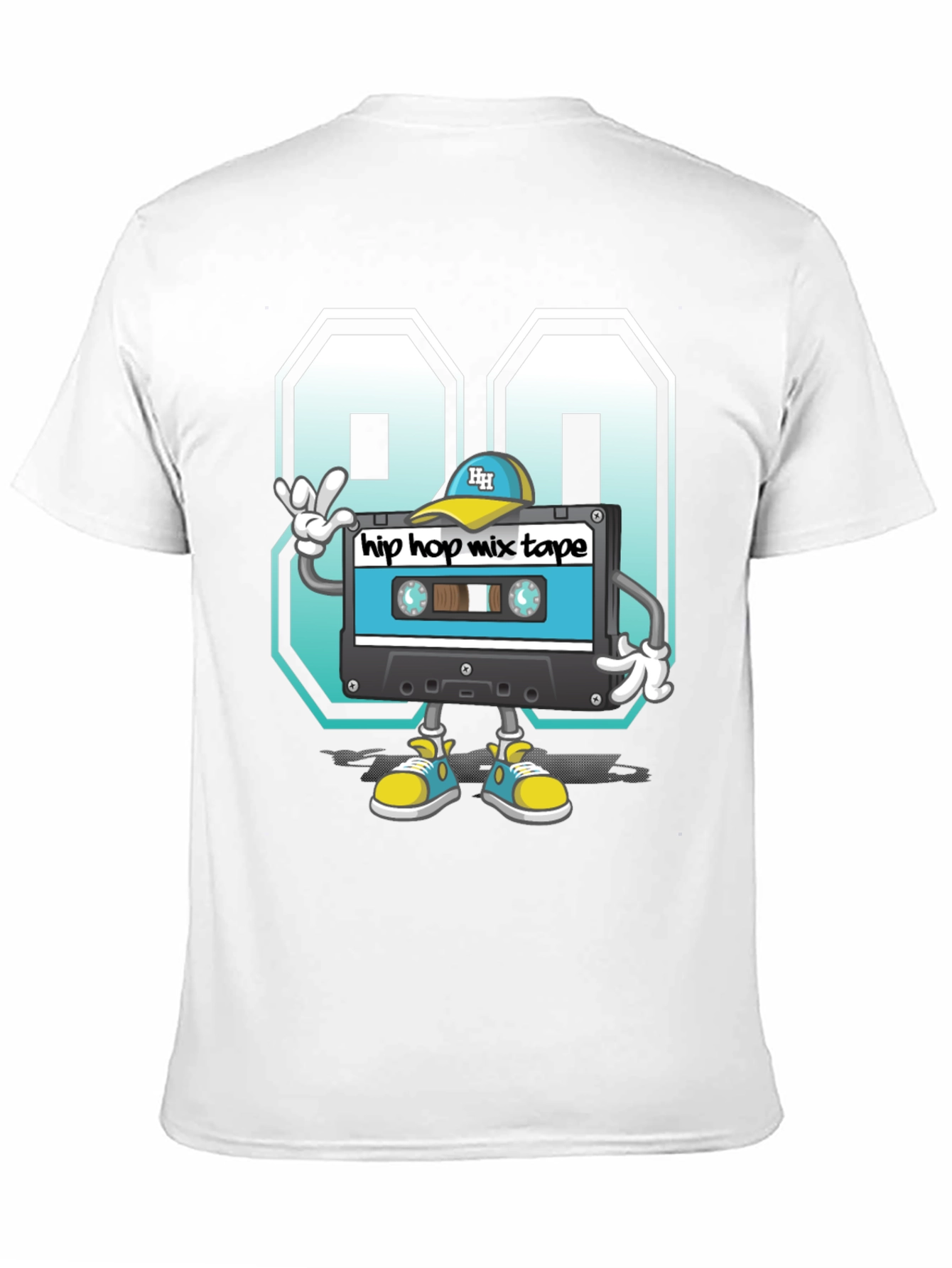 90s Hip Hop Mix Tape Graphic Tee