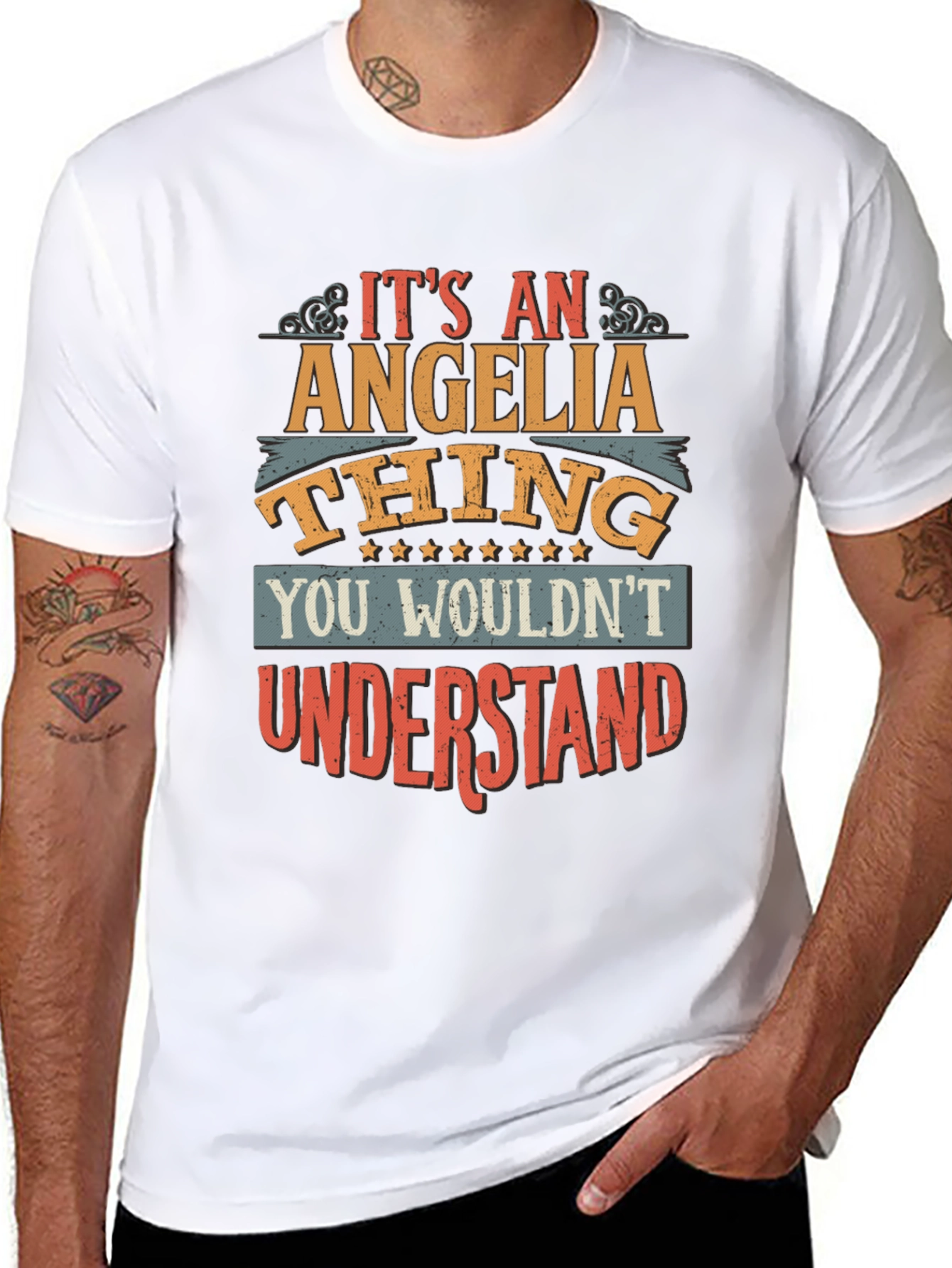 Angelina Thing T-Shirt - Custom Name Tee