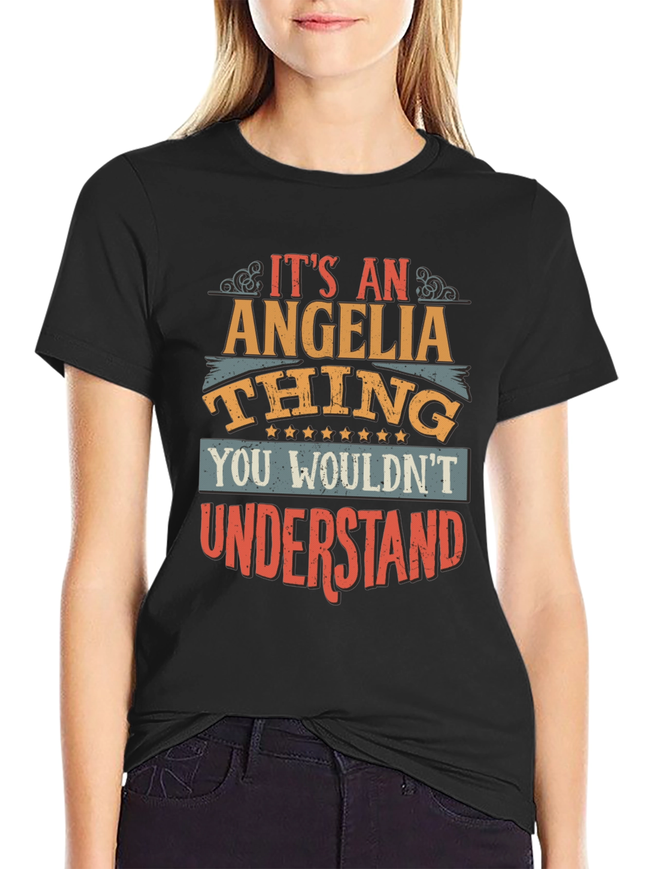 Angelina Thing T-Shirt - Custom Name Tee