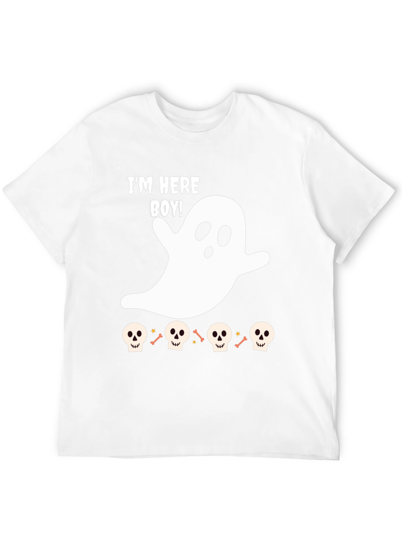 Halloween Ghost T-Shirt - Im Here Boy! Tee