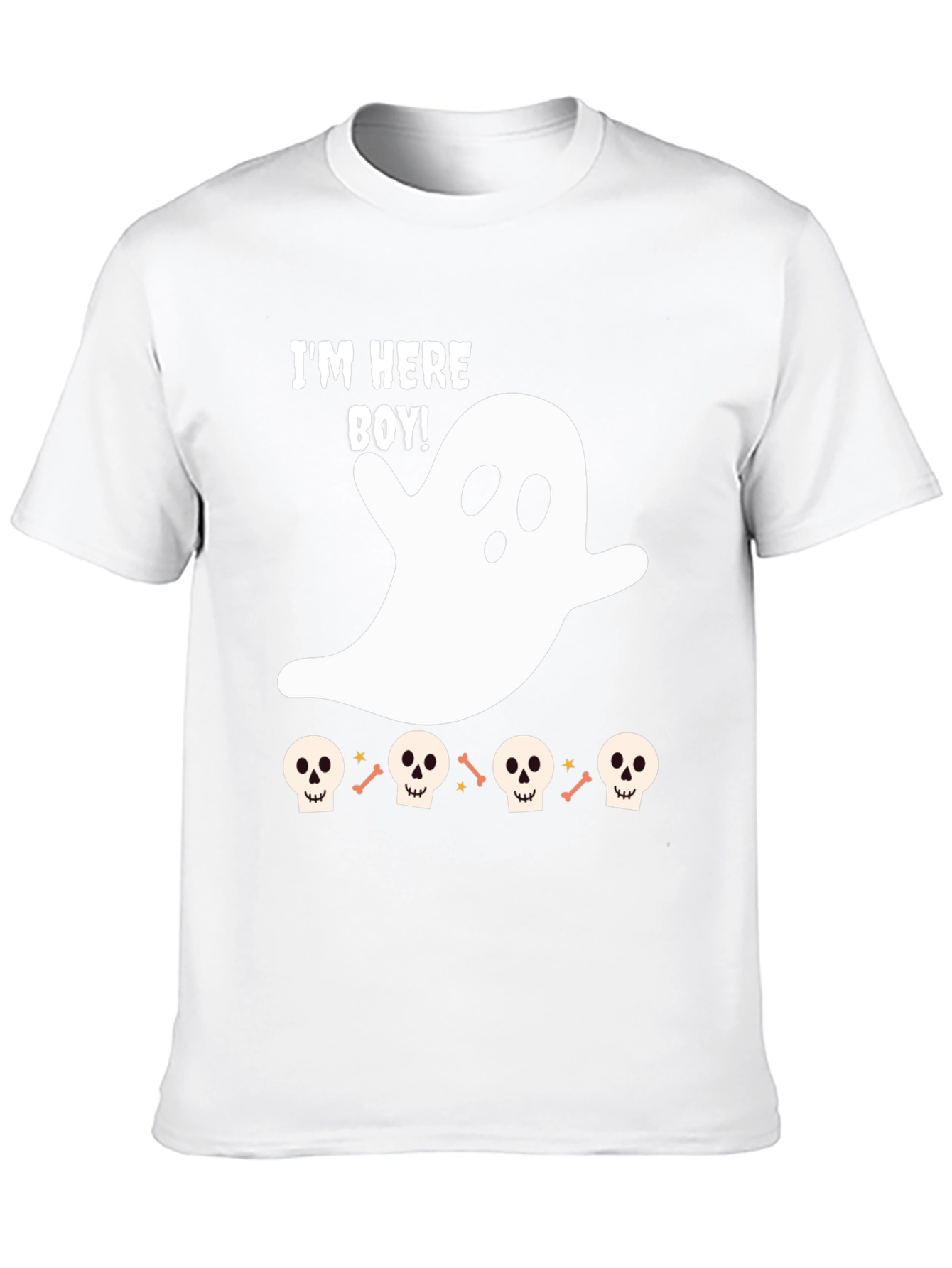 Halloween Ghost T-Shirt - Im Here Boy! Tee