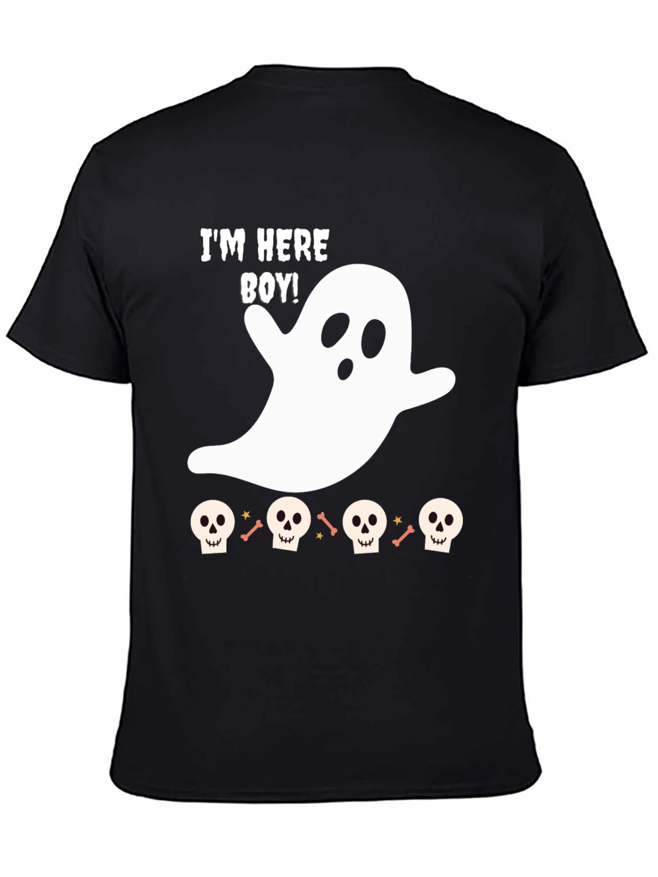 Halloween Ghost T-Shirt - Im Here Boy! Tee