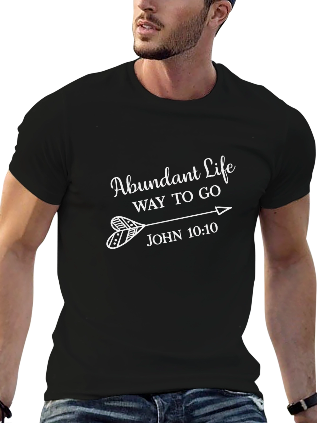 Abundant Life Graphic Tee - Christian Inspired T-Shirt