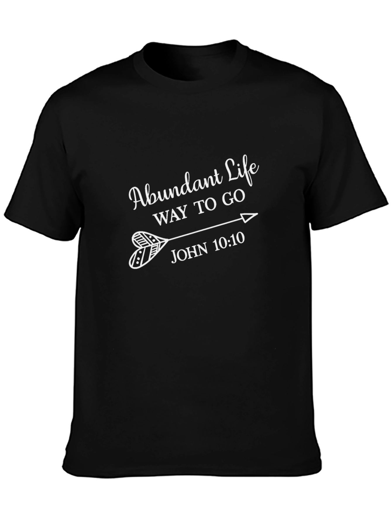 Abundant Life Graphic Tee - Christian Inspired T-Shirt