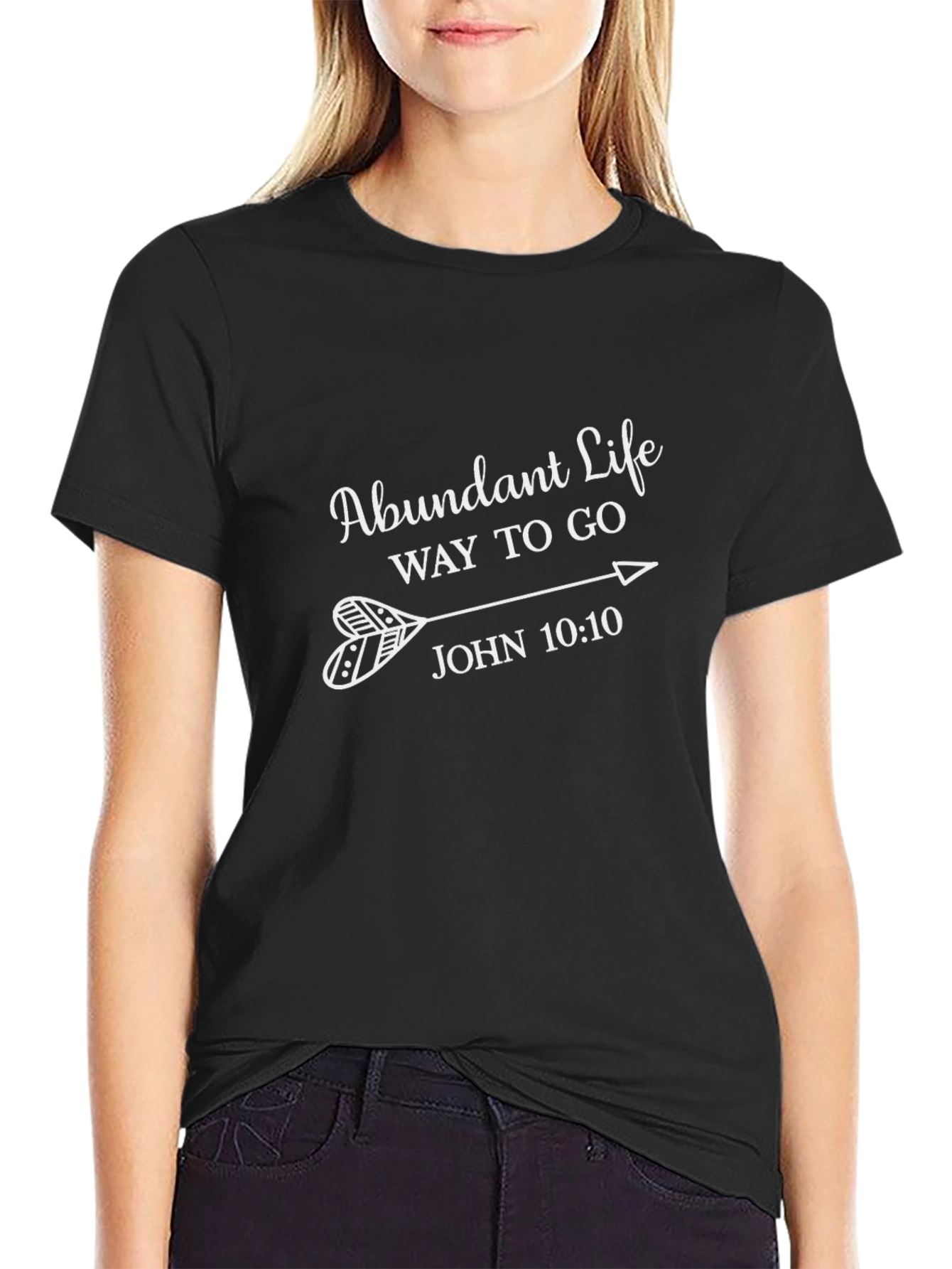 Abundant Life Graphic Tee - Christian Inspired T-Shirt