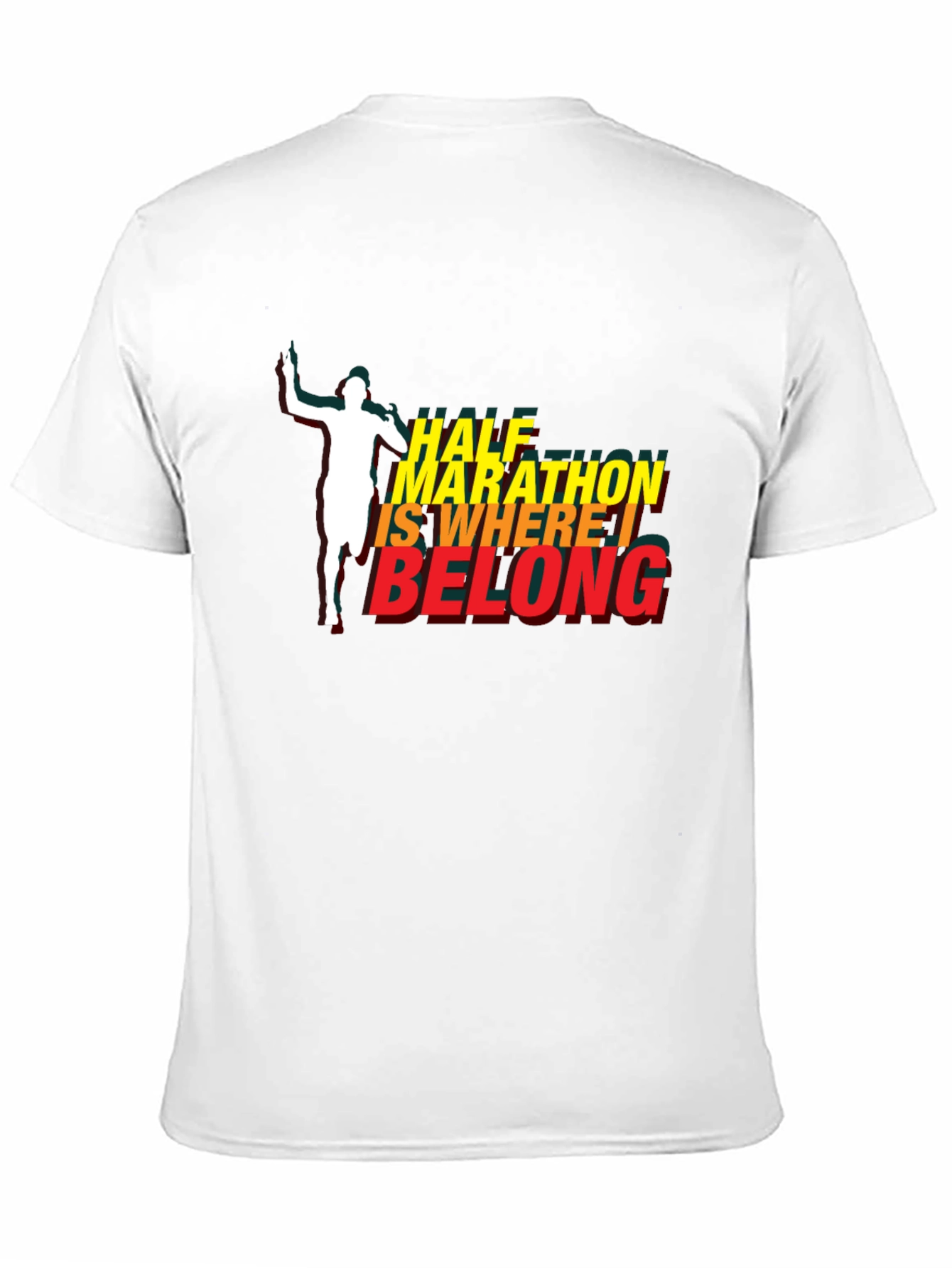 Half Marathon Runner Graphic T-Shirt