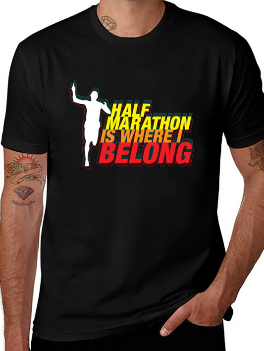 Half Marathon Runner Graphic T-Shirt