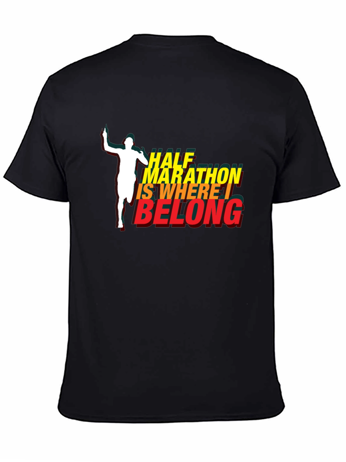 Half Marathon Runner Graphic T-Shirt