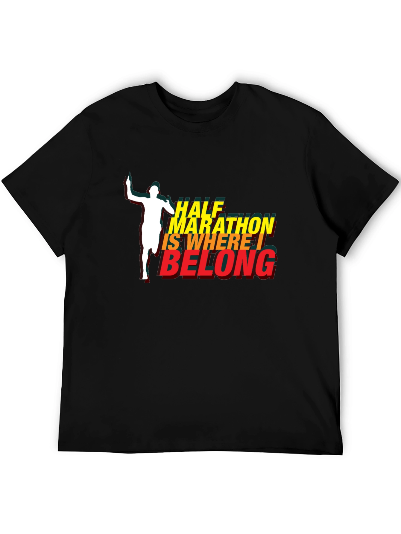 Half Marathon Runner Graphic T-Shirt