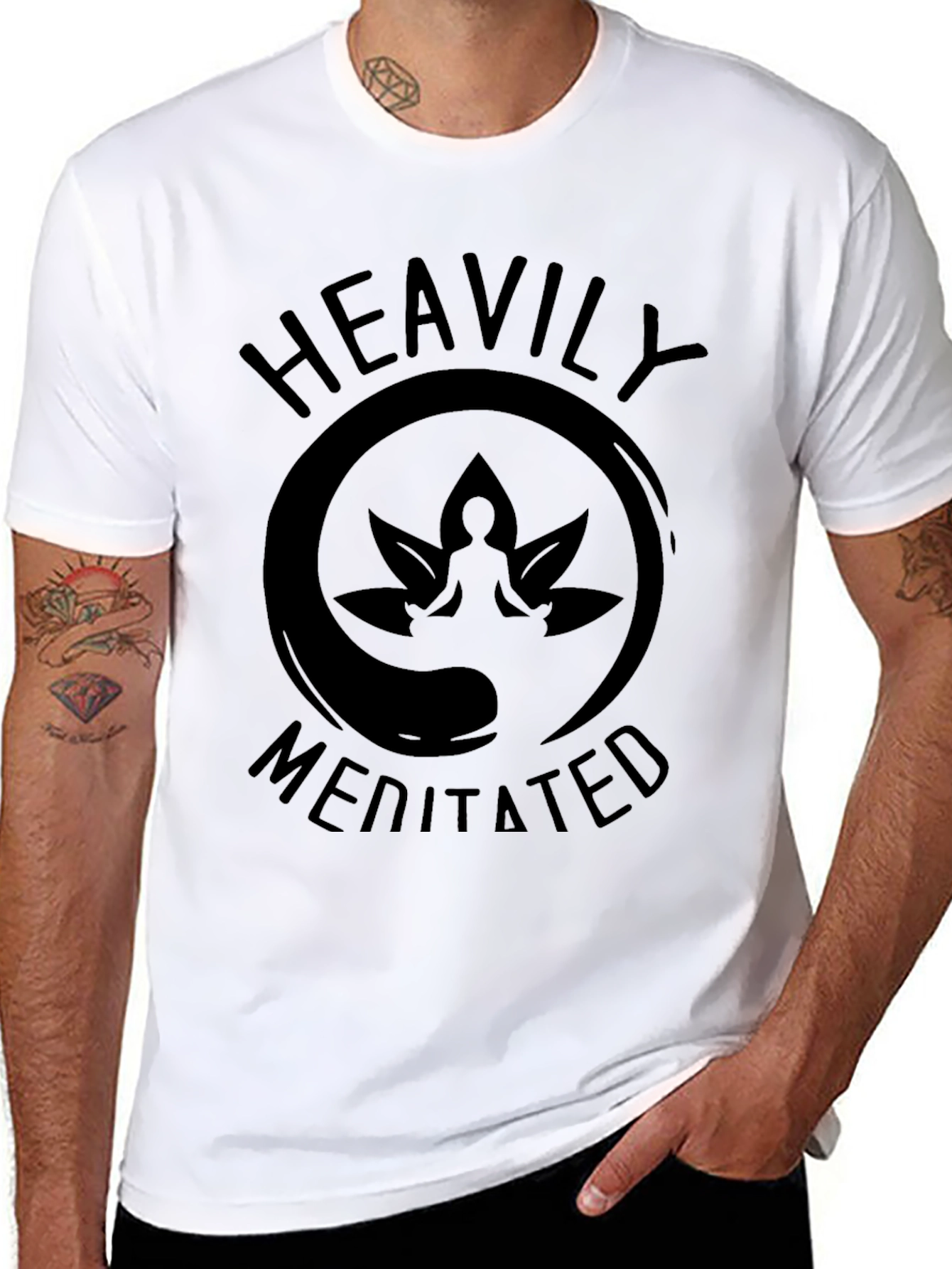 Heavily Meditated Graphic T-Shirt