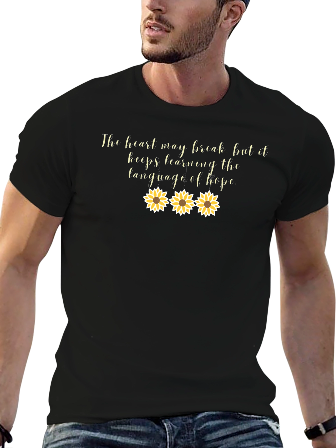 Heart & Hope Sunflower Graphic Tee