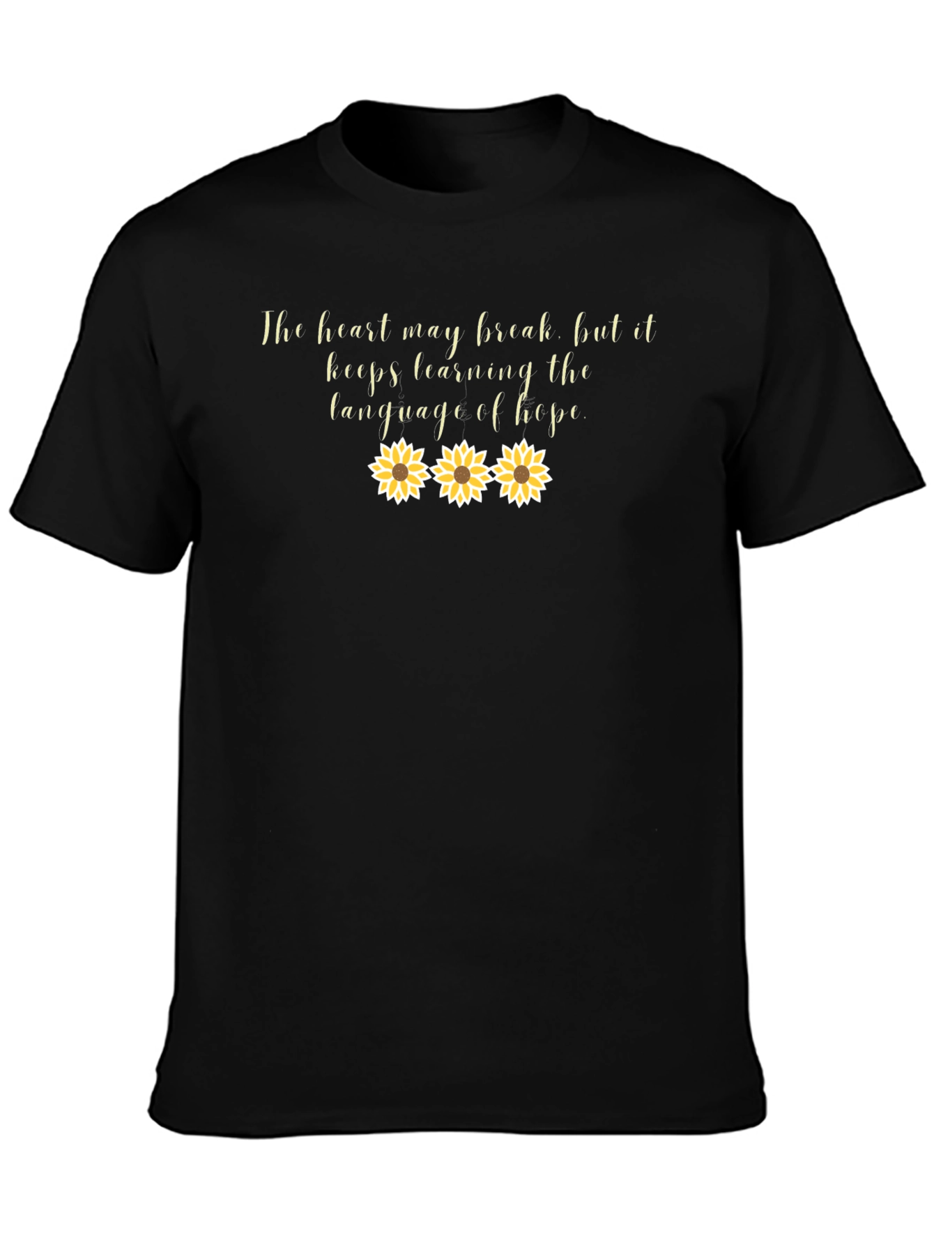Heart & Hope Sunflower Graphic Tee