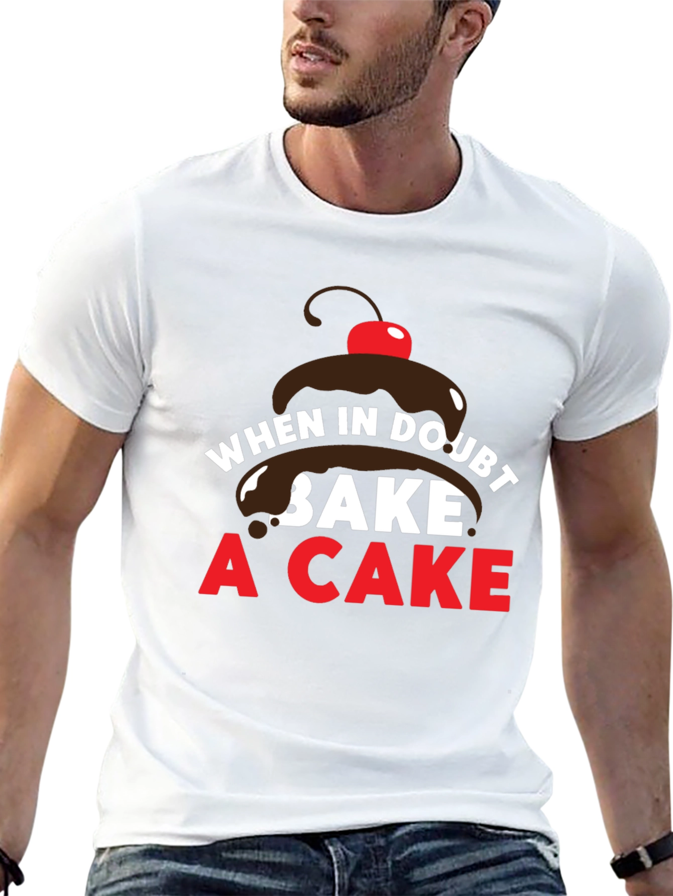 Bake a Cake T-Shirt - Trendy Comfort