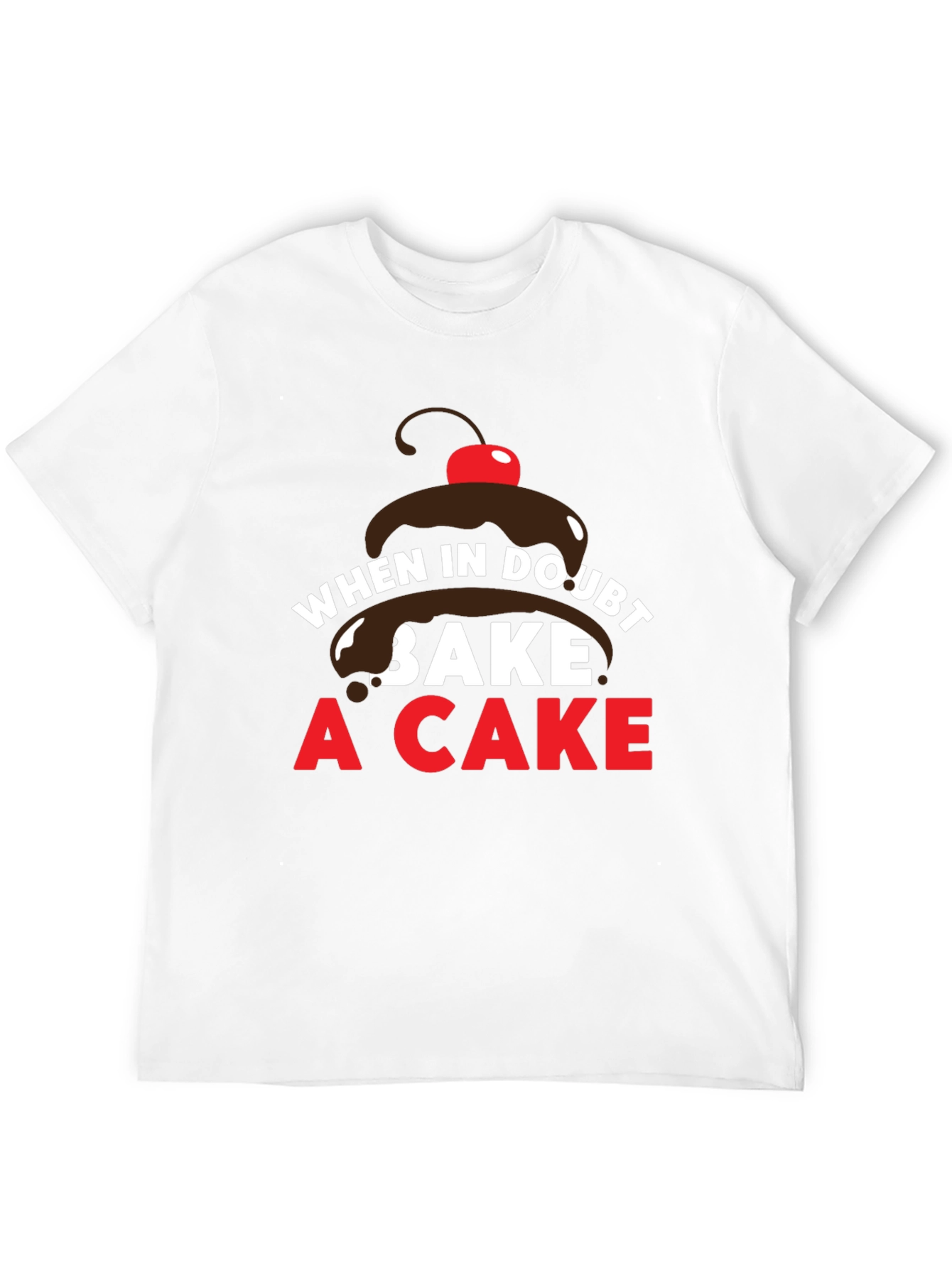 Bake a Cake T-Shirt - Trendy Comfort