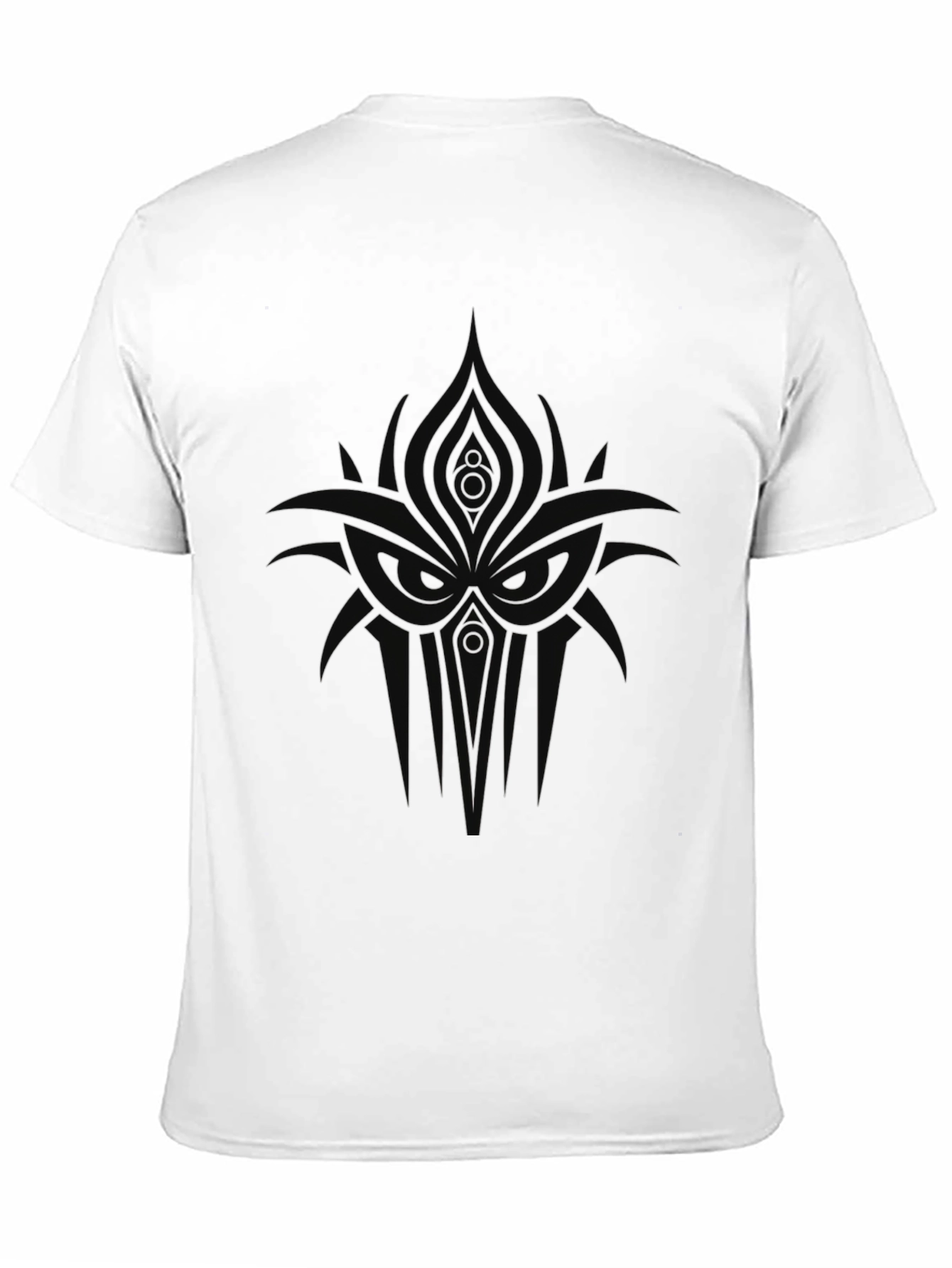 Abstract Graphic Print Black T-Shirt for Men