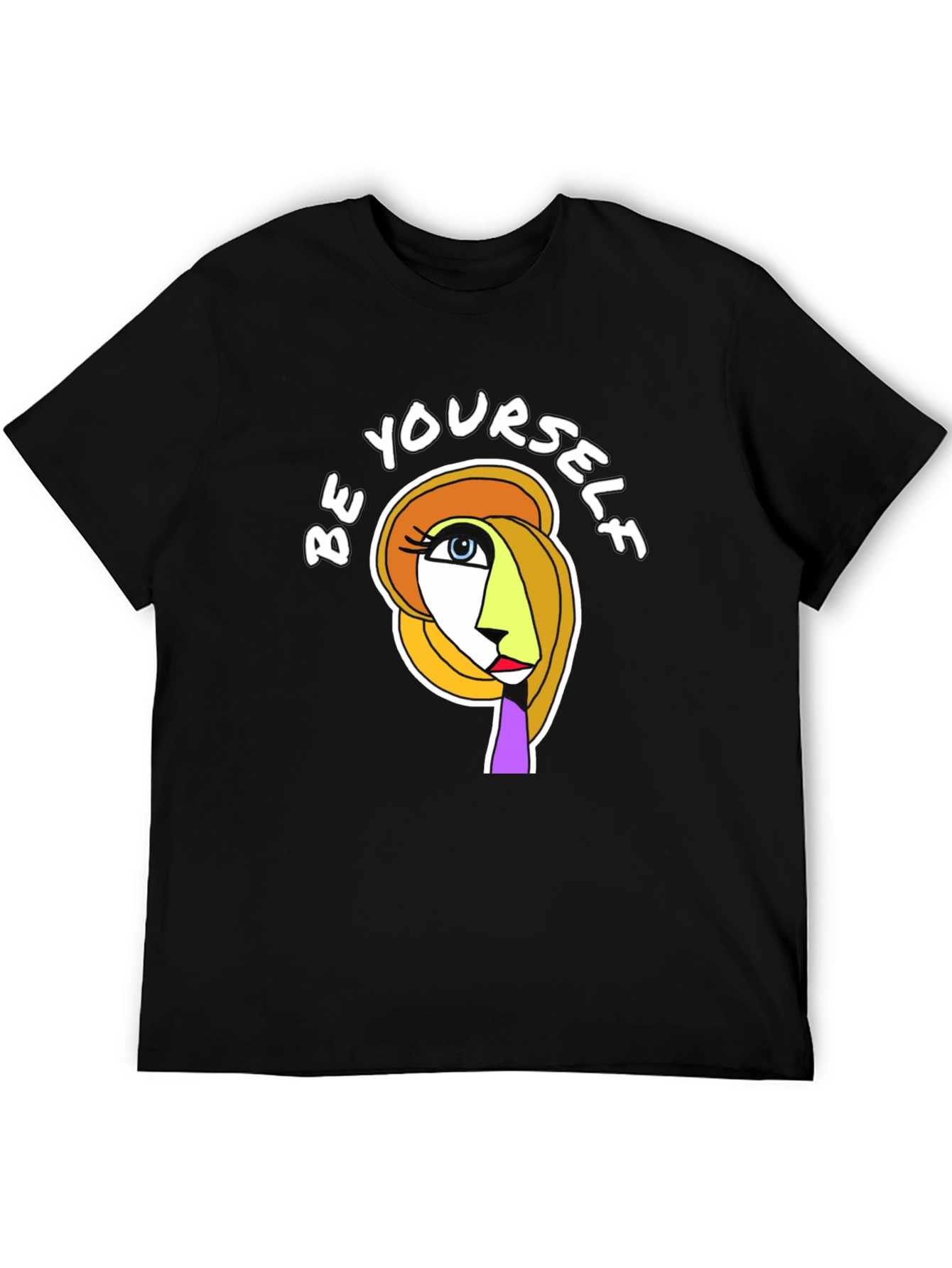 Abstract Art T-Shirt - Be Yourself Graphic Tee