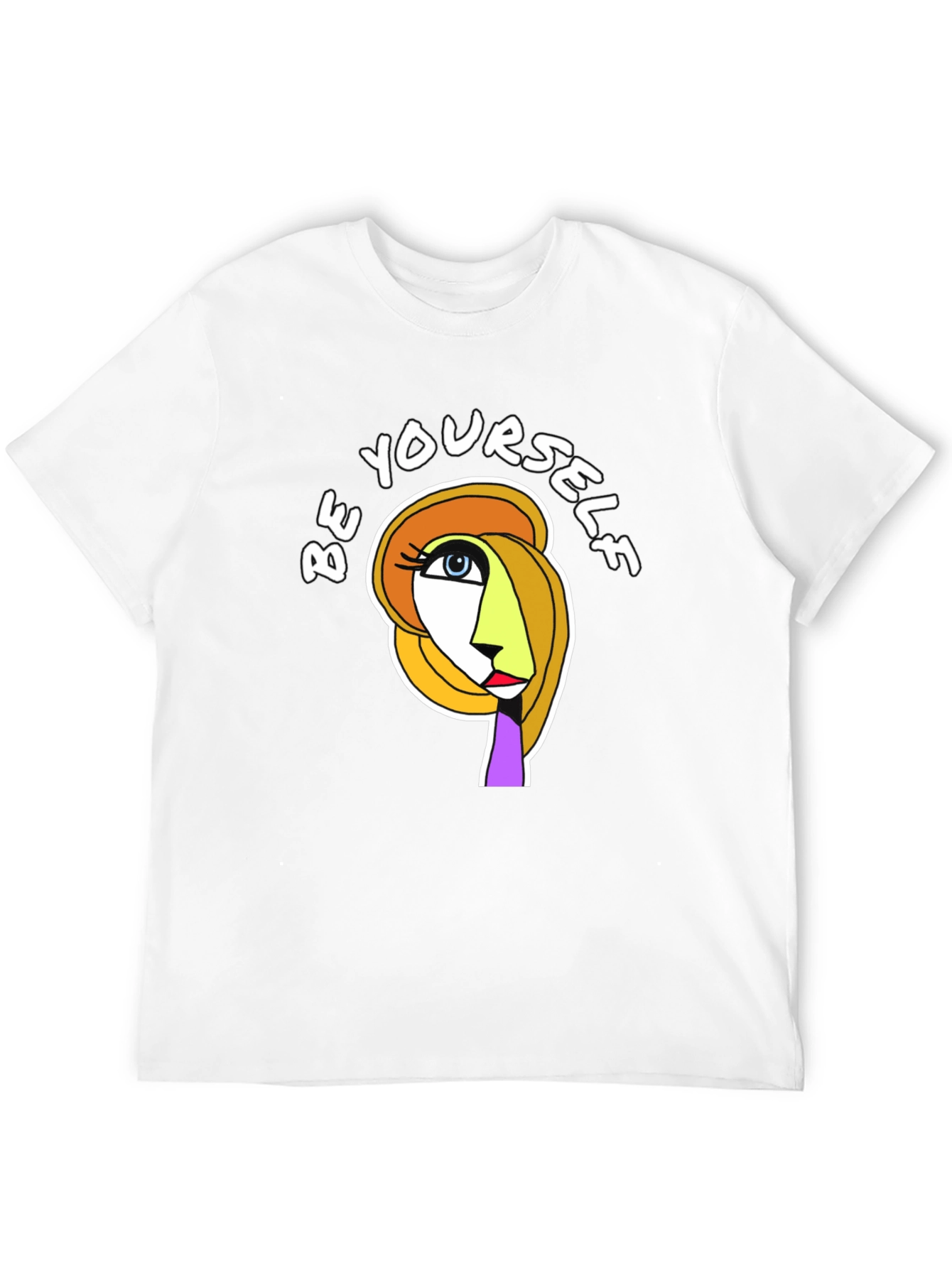 Abstract Art T-Shirt - Be Yourself Graphic Tee