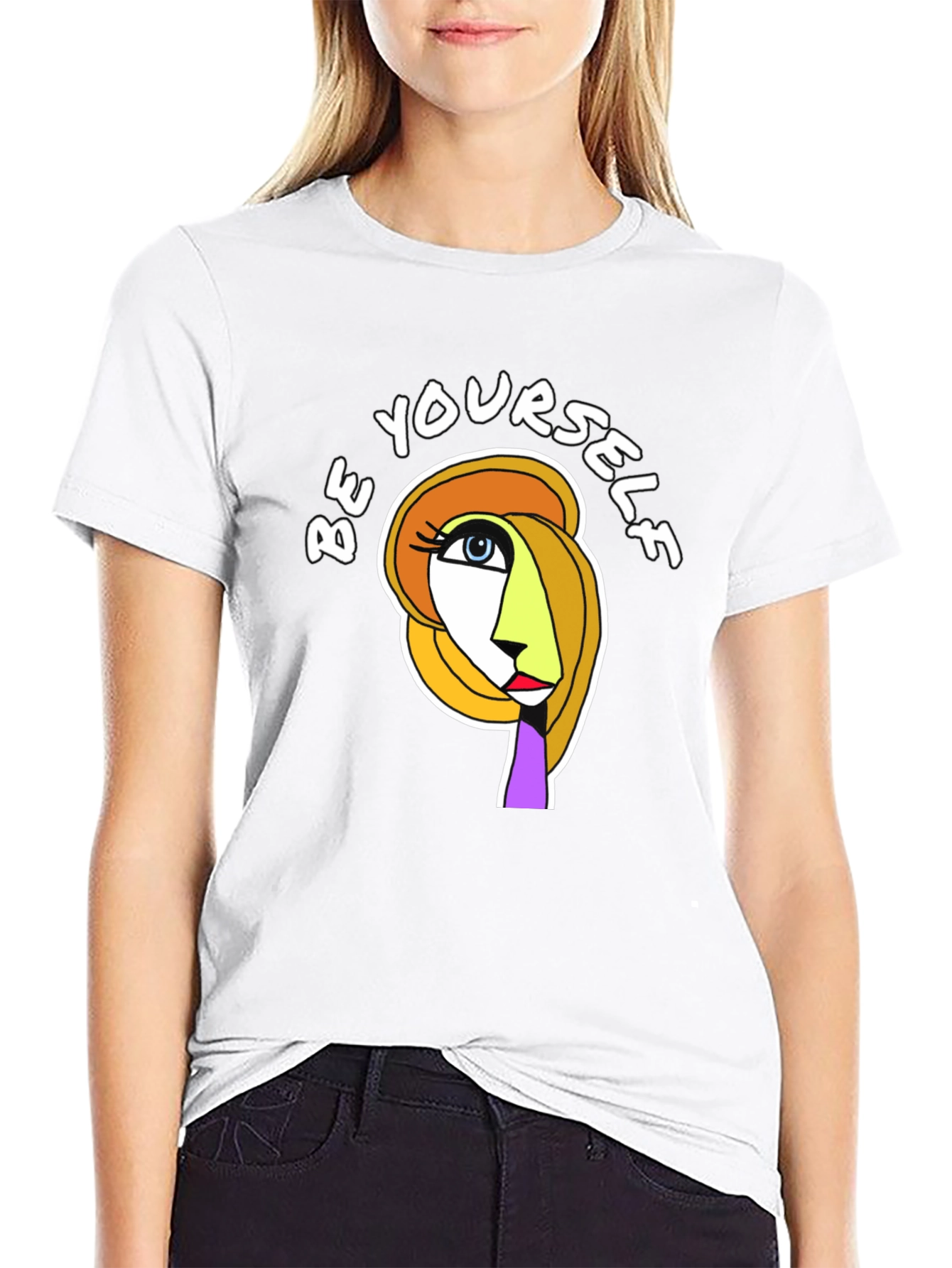 Abstract Art T-Shirt - Be Yourself Graphic Tee
