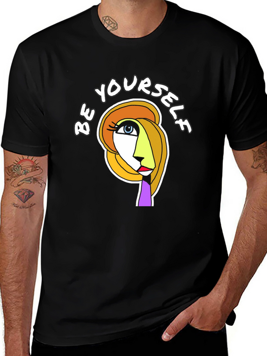 Abstract Art T-Shirt - Be Yourself Graphic Tee