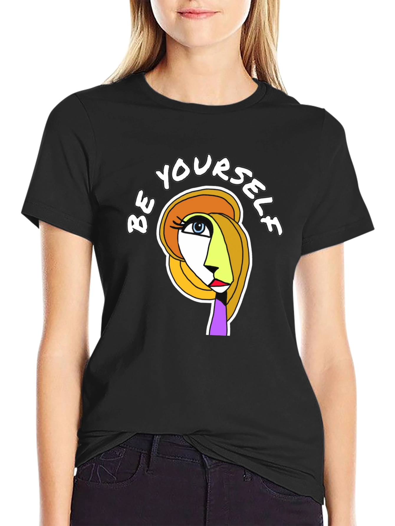Abstract Art T-Shirt - Be Yourself Graphic Tee