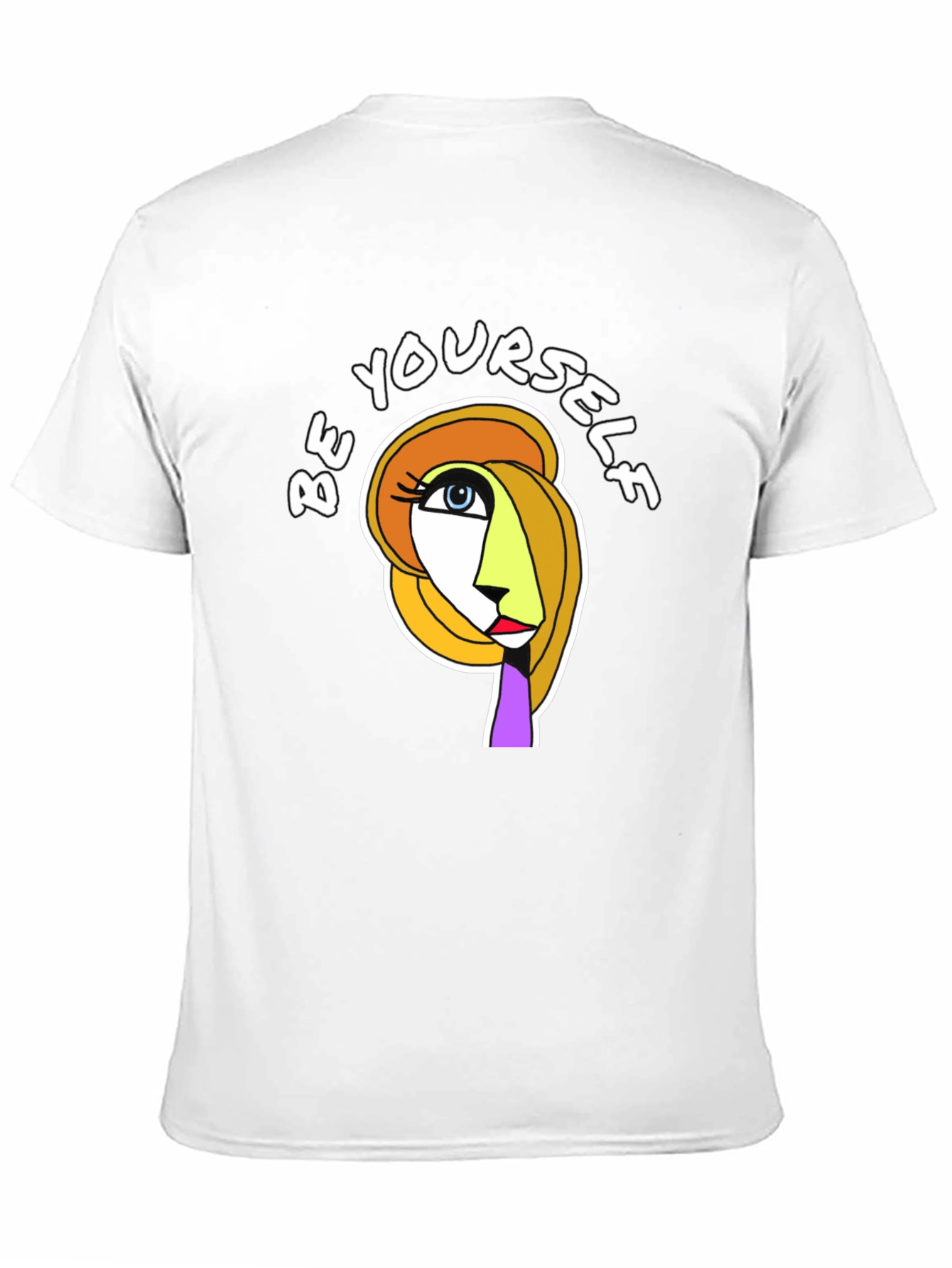 Abstract Art T-Shirt - Be Yourself Graphic Tee