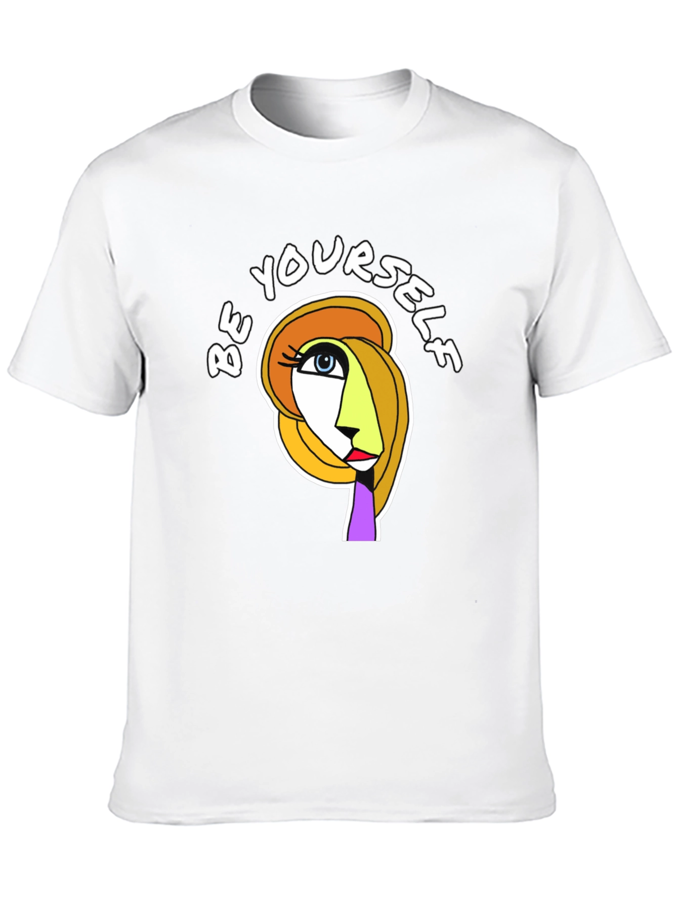Abstract Art T-Shirt - Be Yourself Graphic Tee