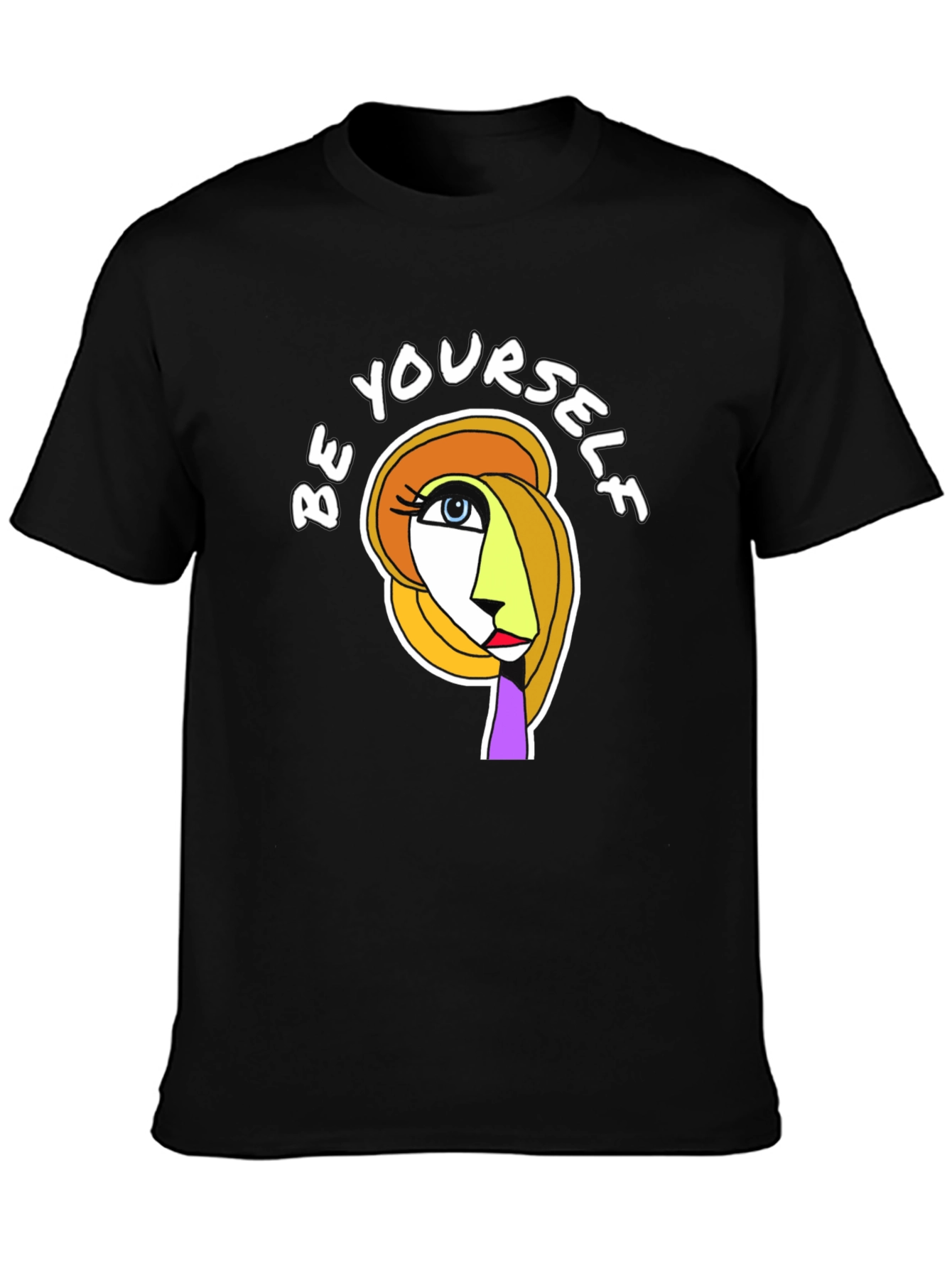 Abstract Art T-Shirt - Be Yourself Graphic Tee